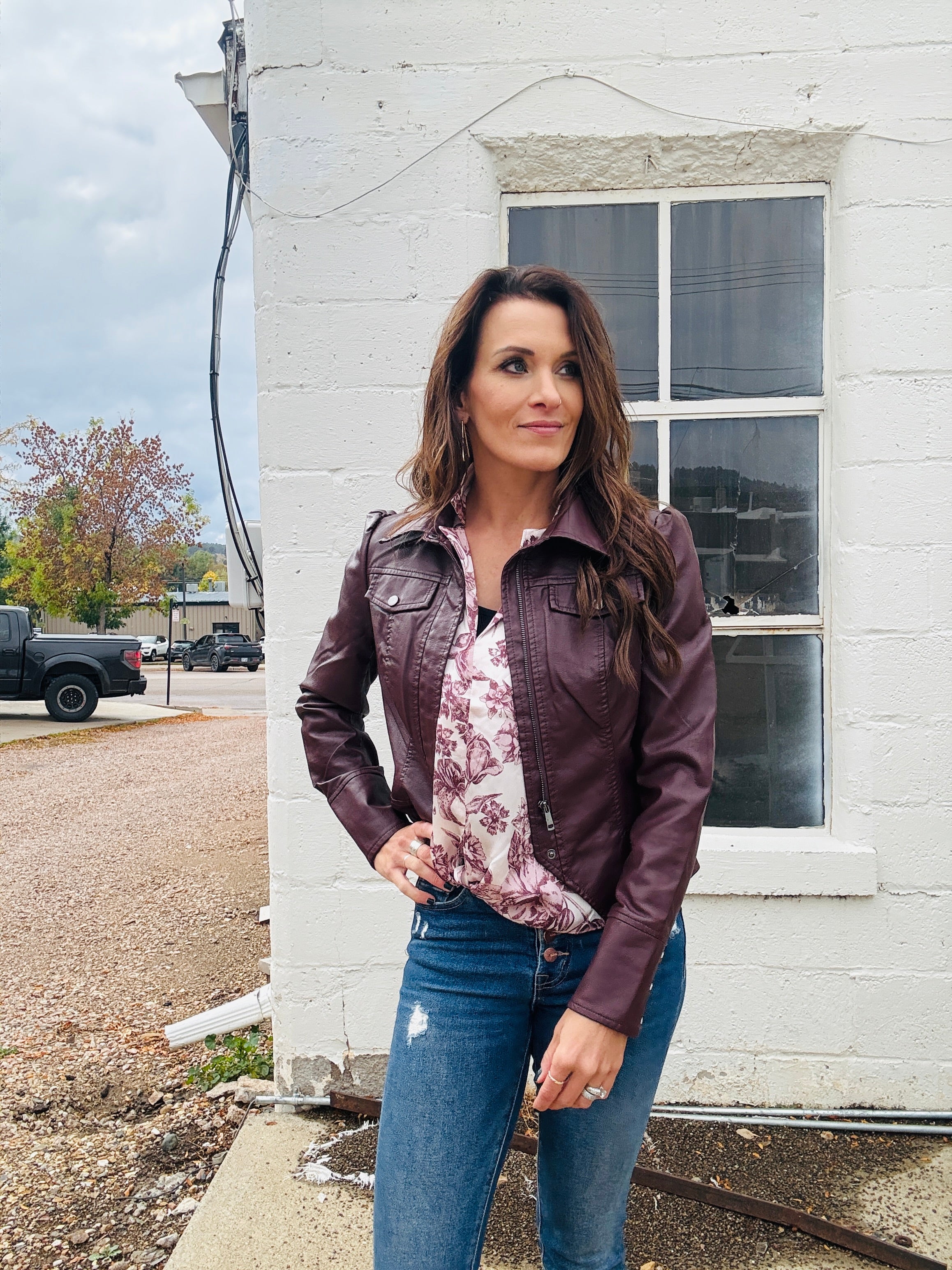 Tie Front Satin Blouse