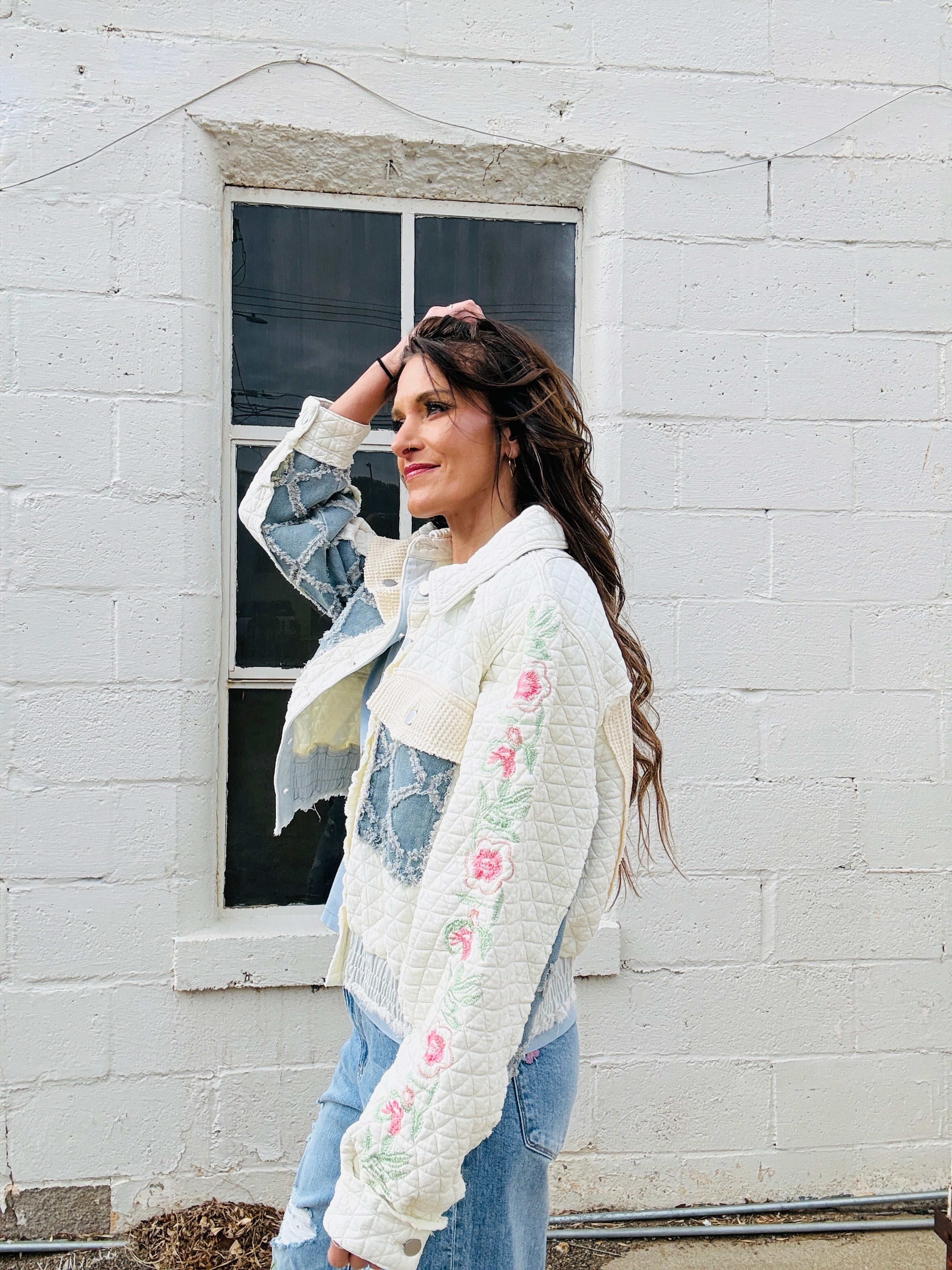 Vintage Washed Quilted Jacket