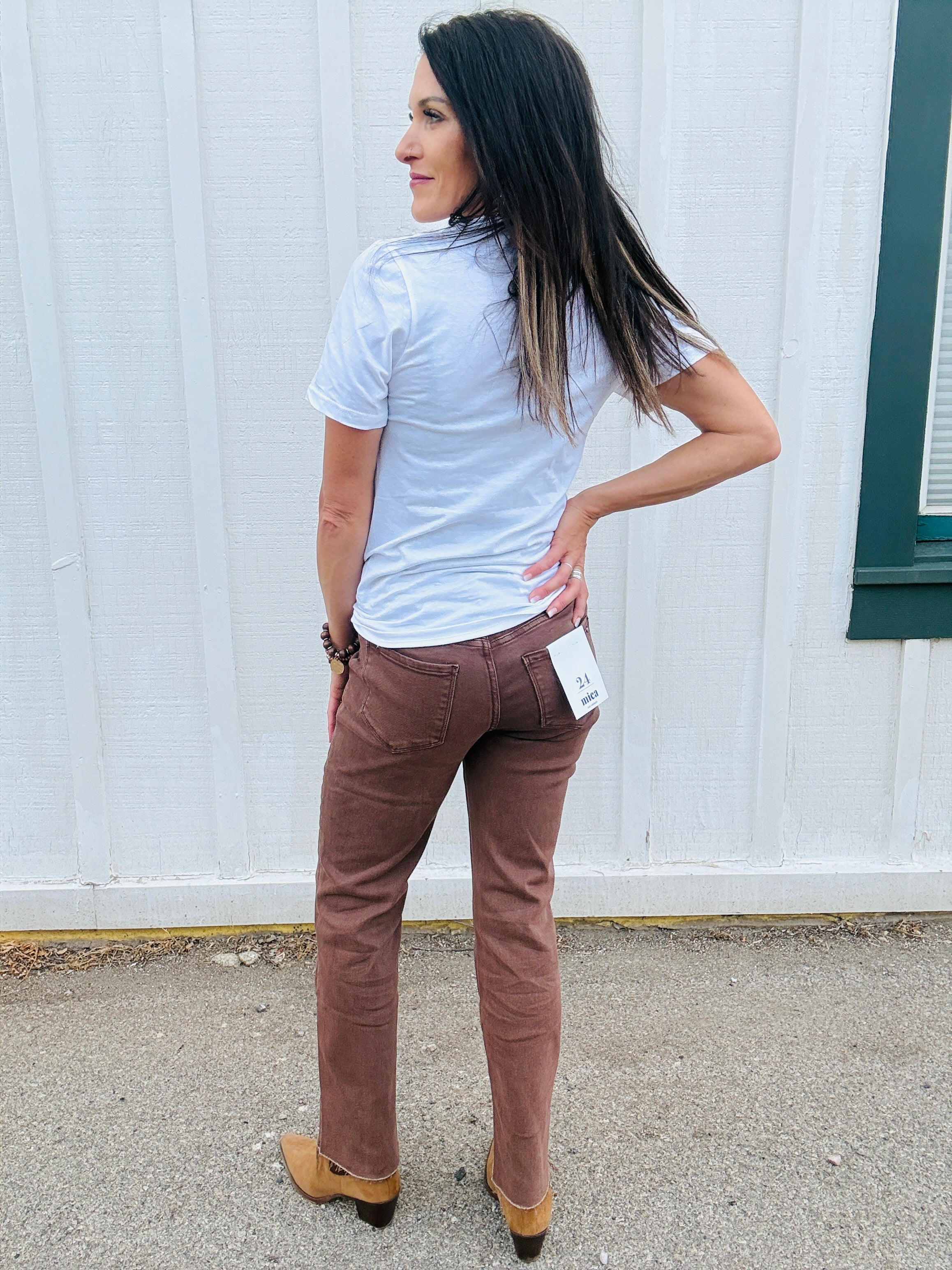 MICA HR Ankle Straight in Tobacco