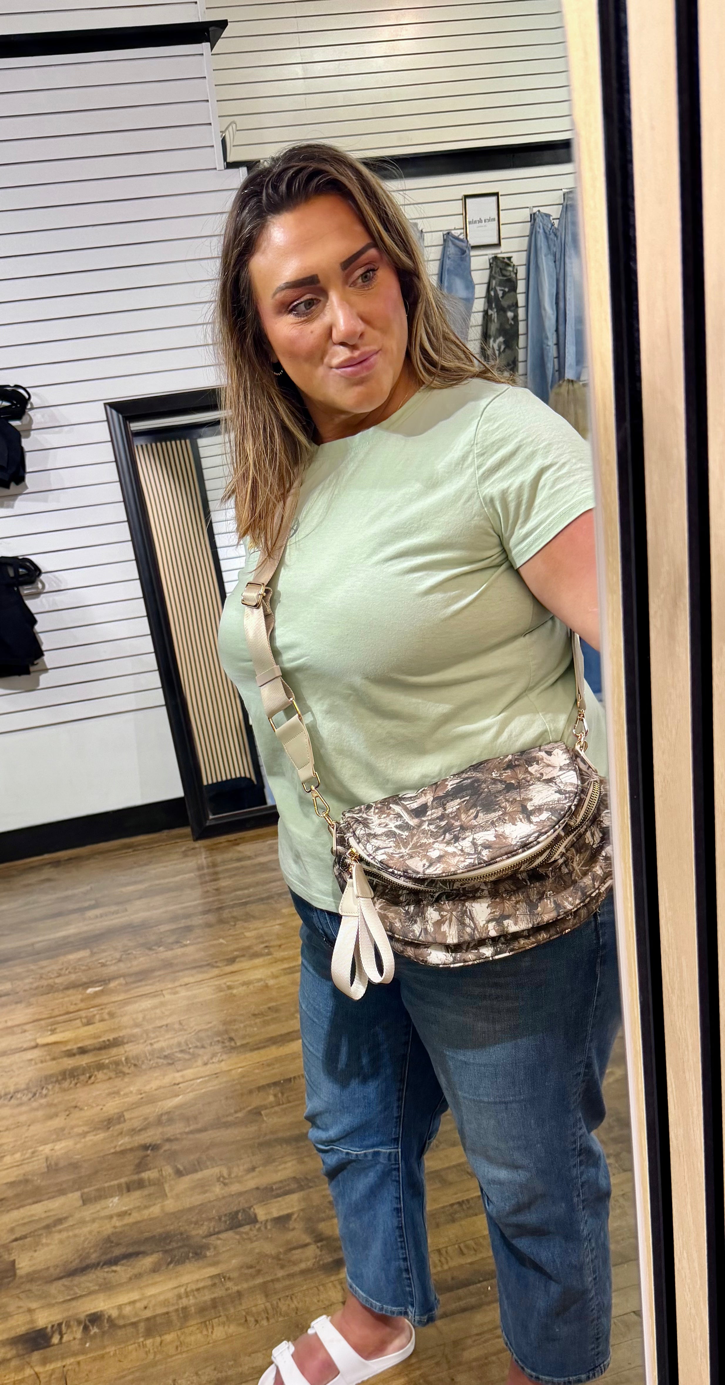 Birdie Camo Crossbody Bag