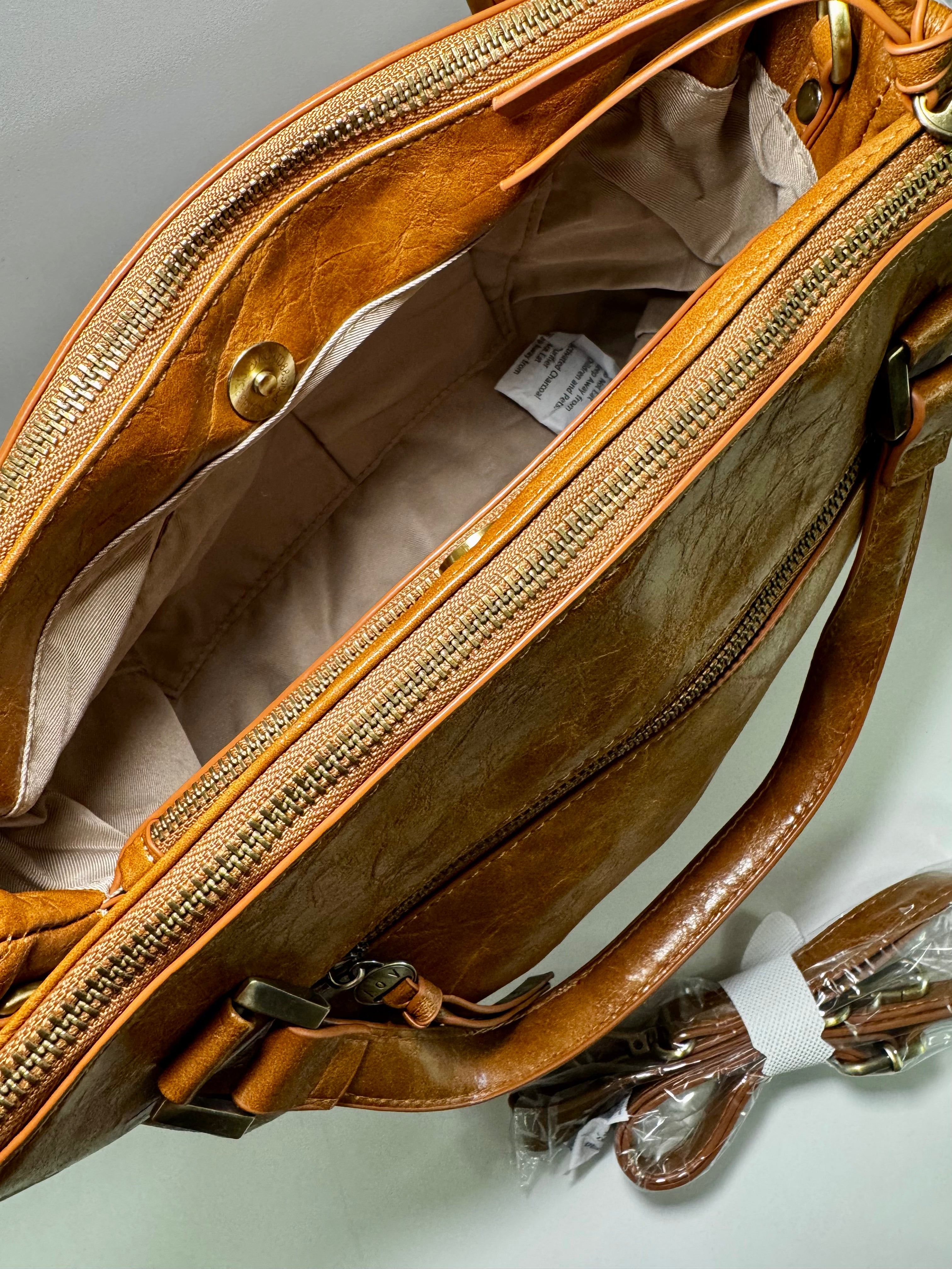 Shawna Triple Zip Satchel