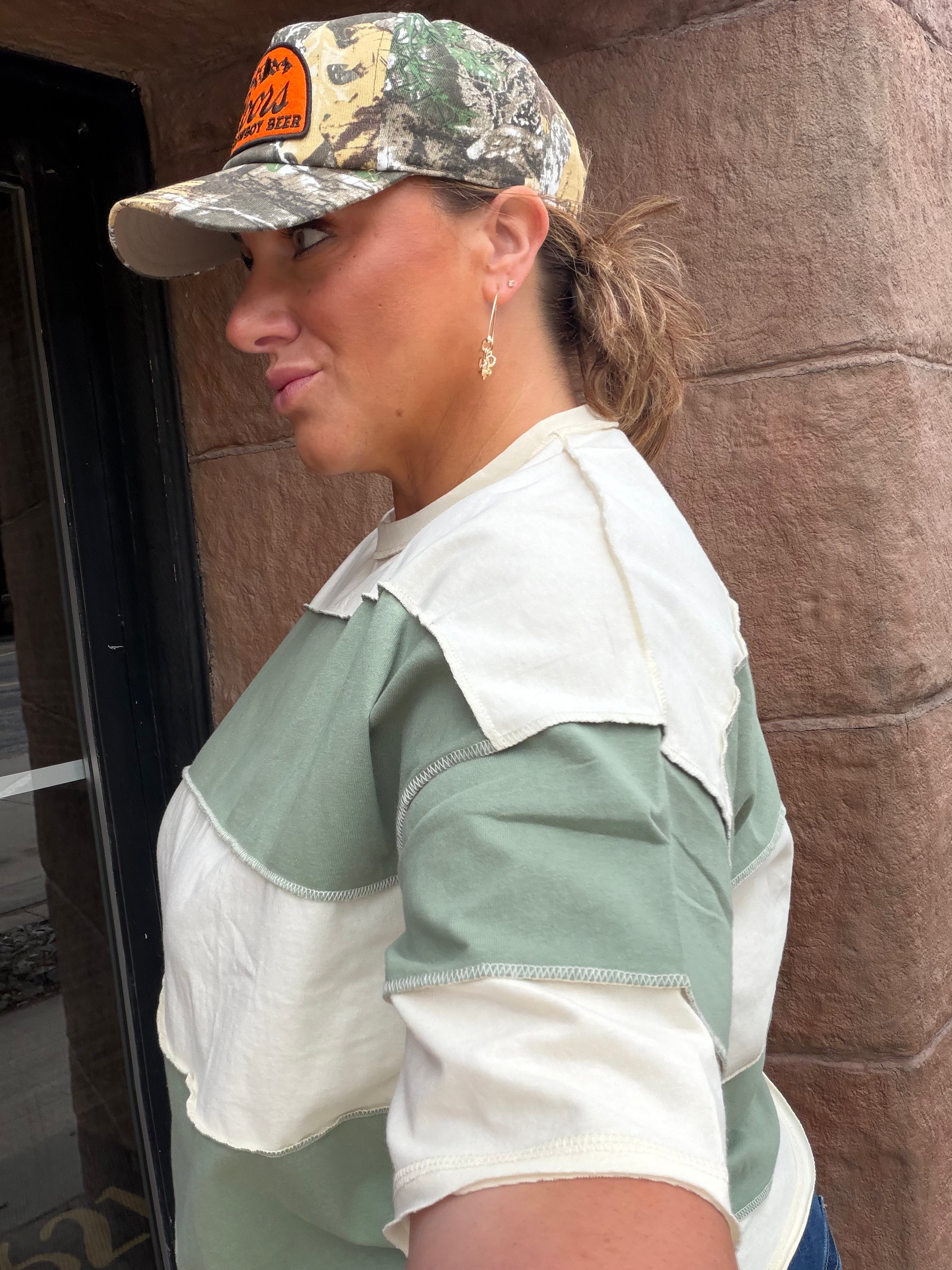 Polly Color Block Top