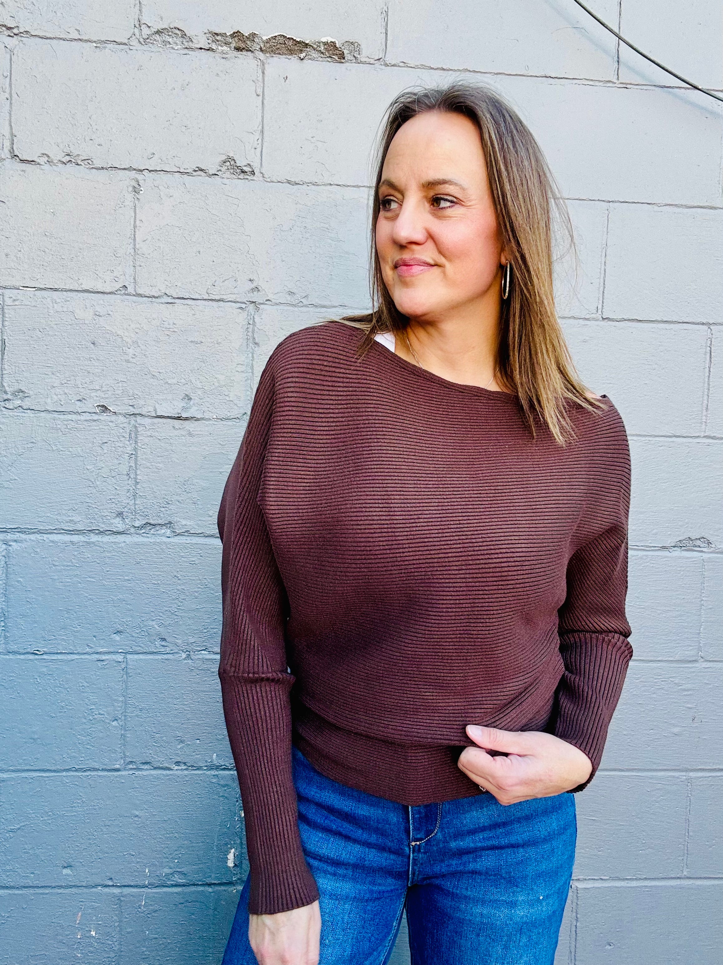 Off the Shoulder Sweater