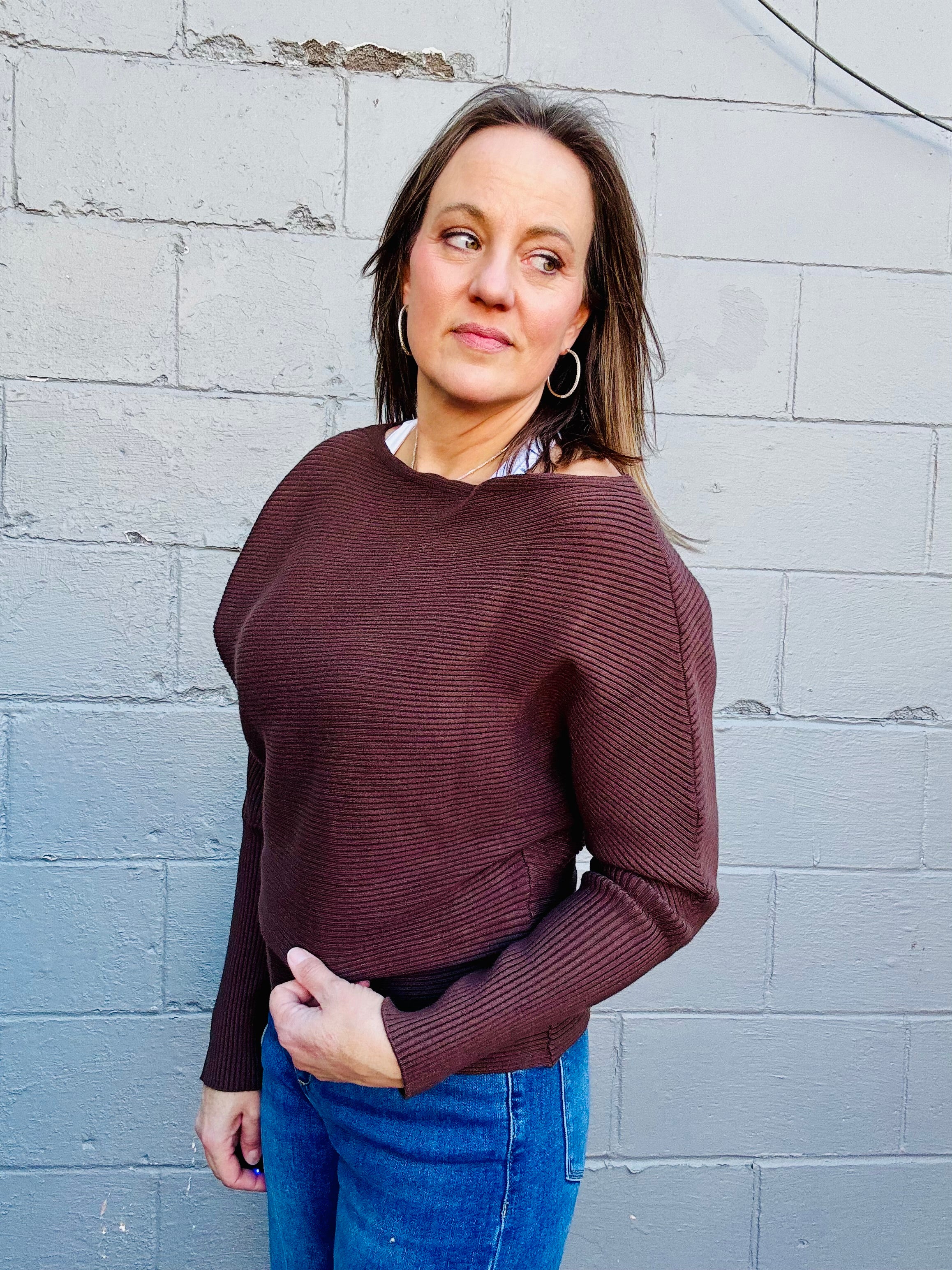 Off the Shoulder Sweater