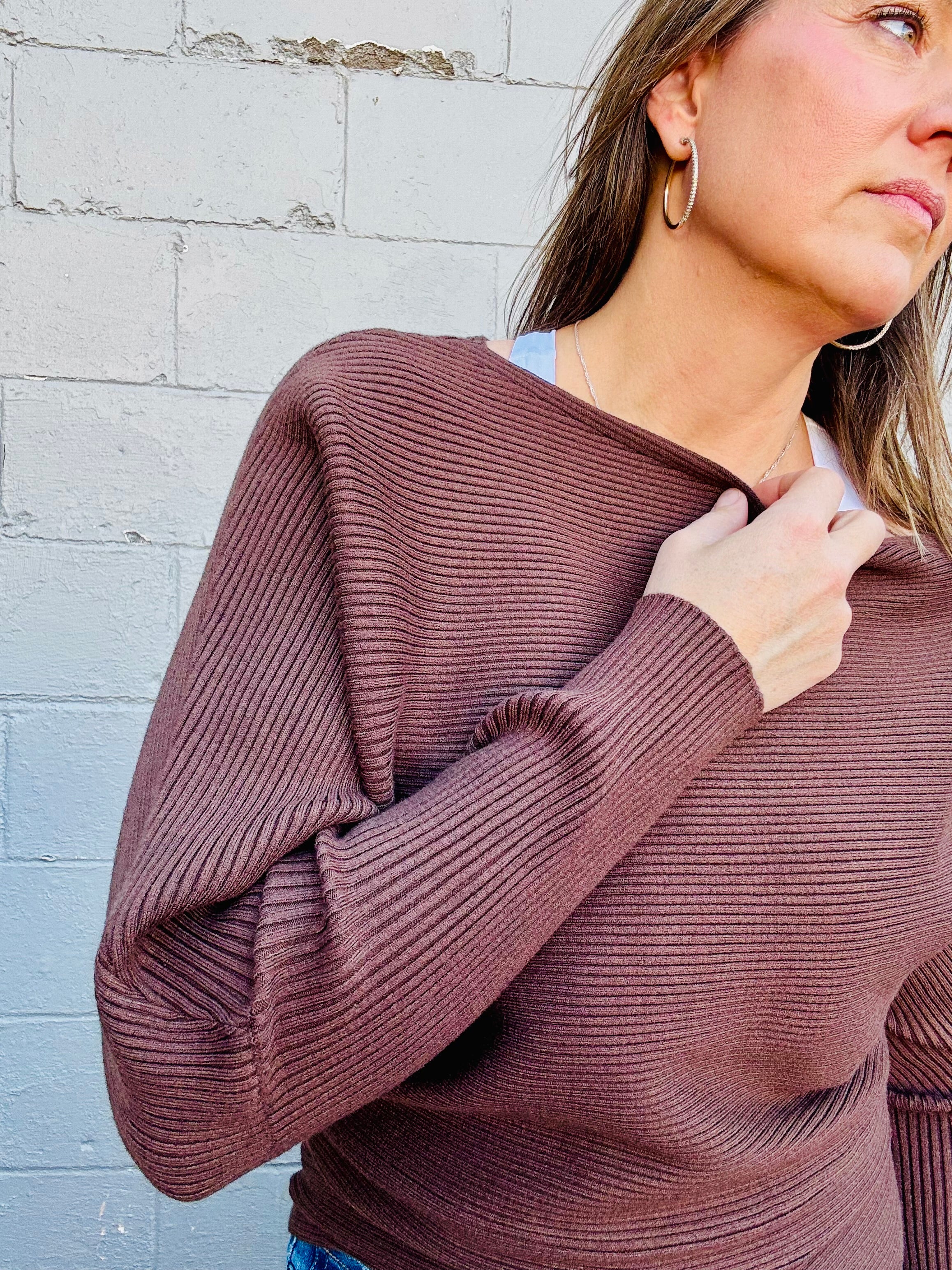 Off the Shoulder Sweater