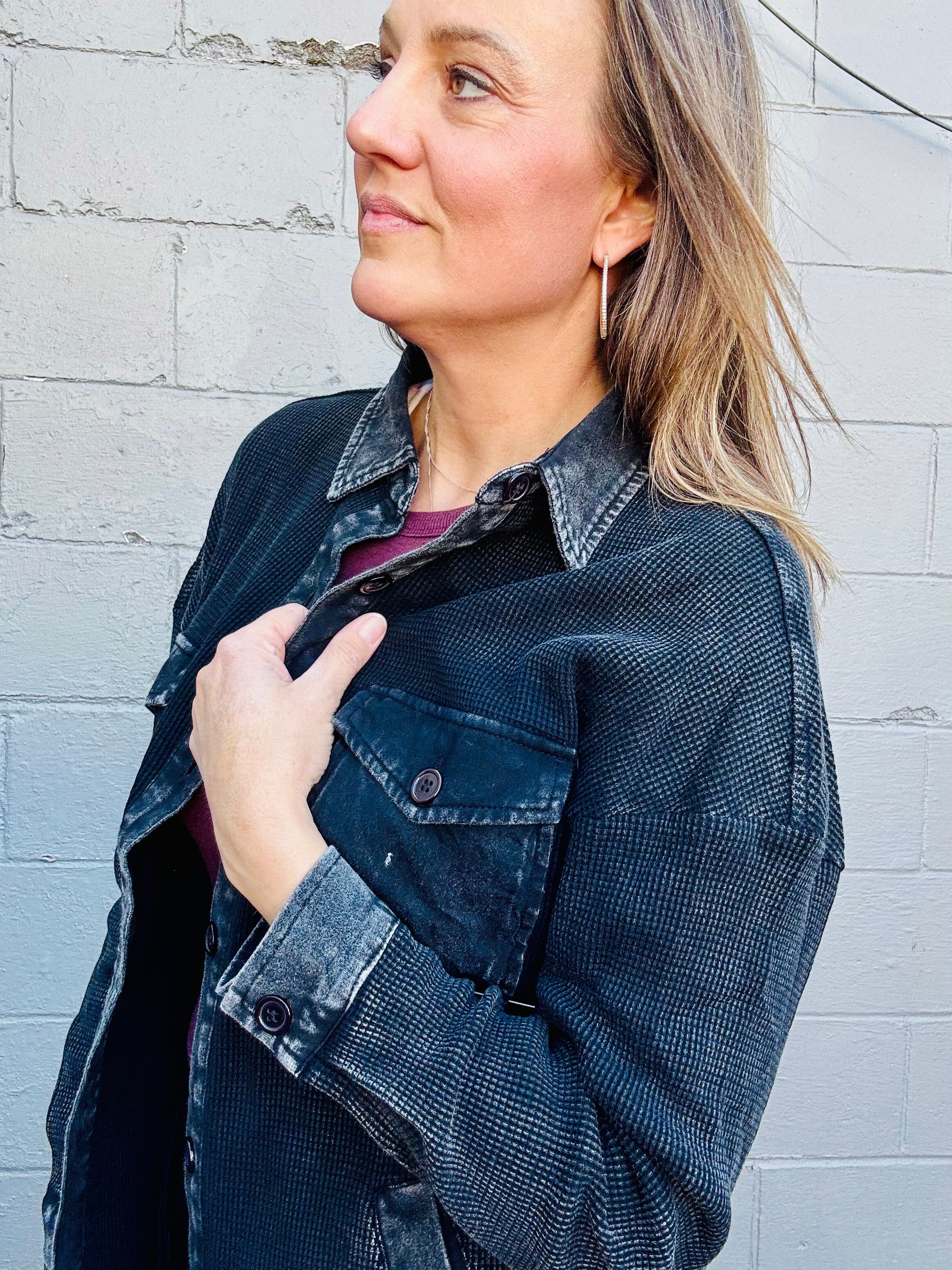 Mineral Washed Long Sleeve