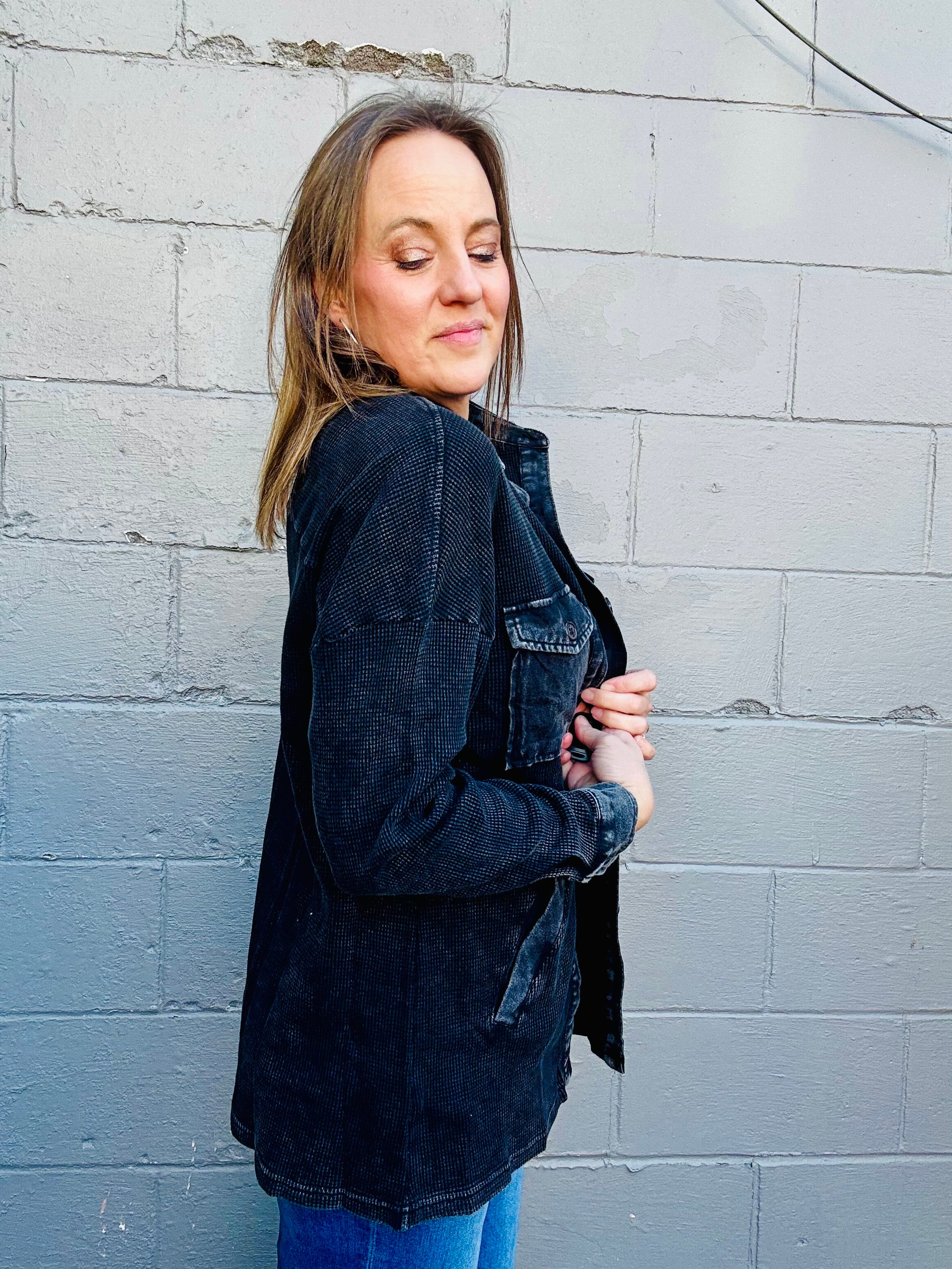 Mineral Washed Long Sleeve