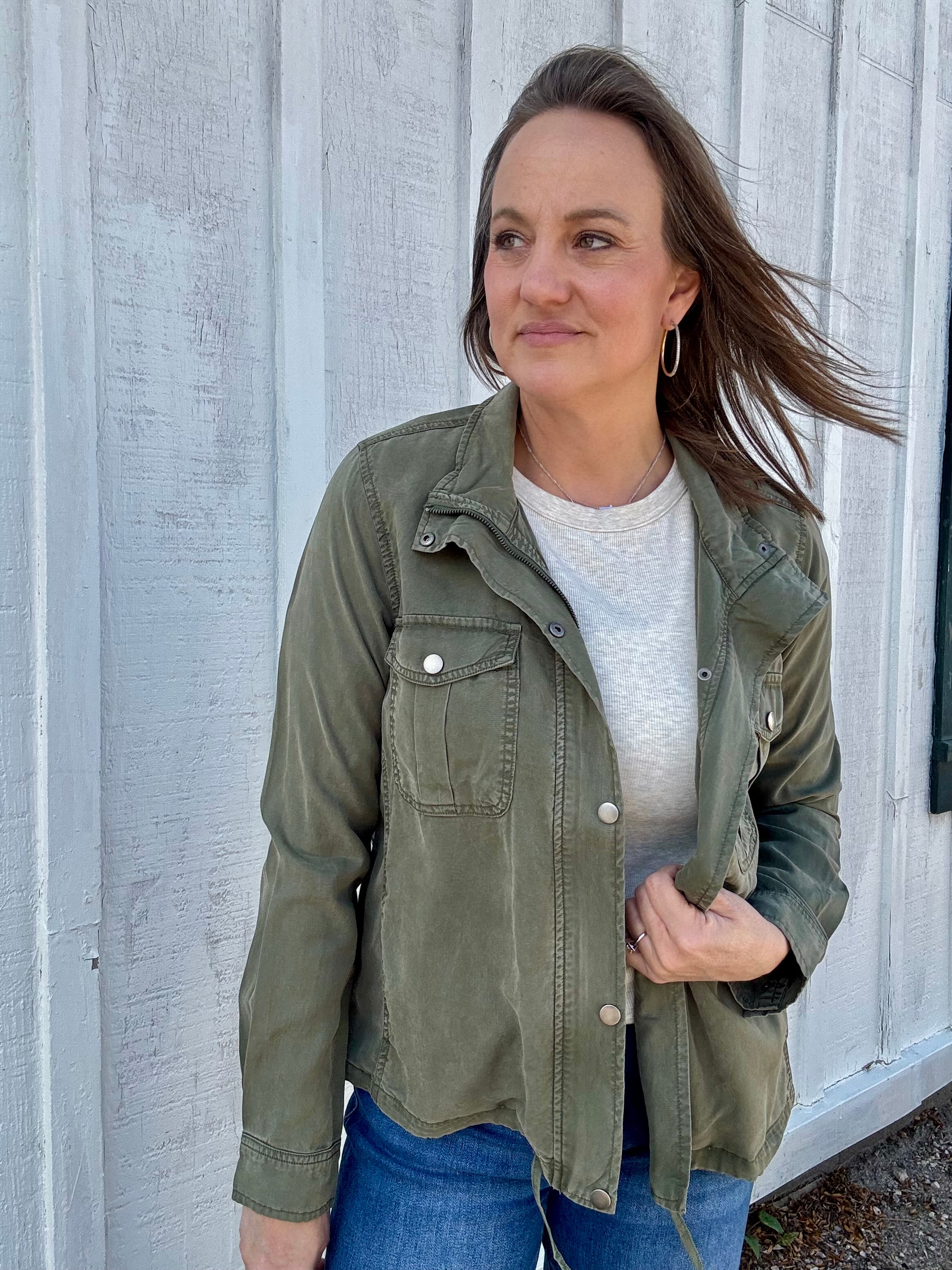Tencel Utility Jacket