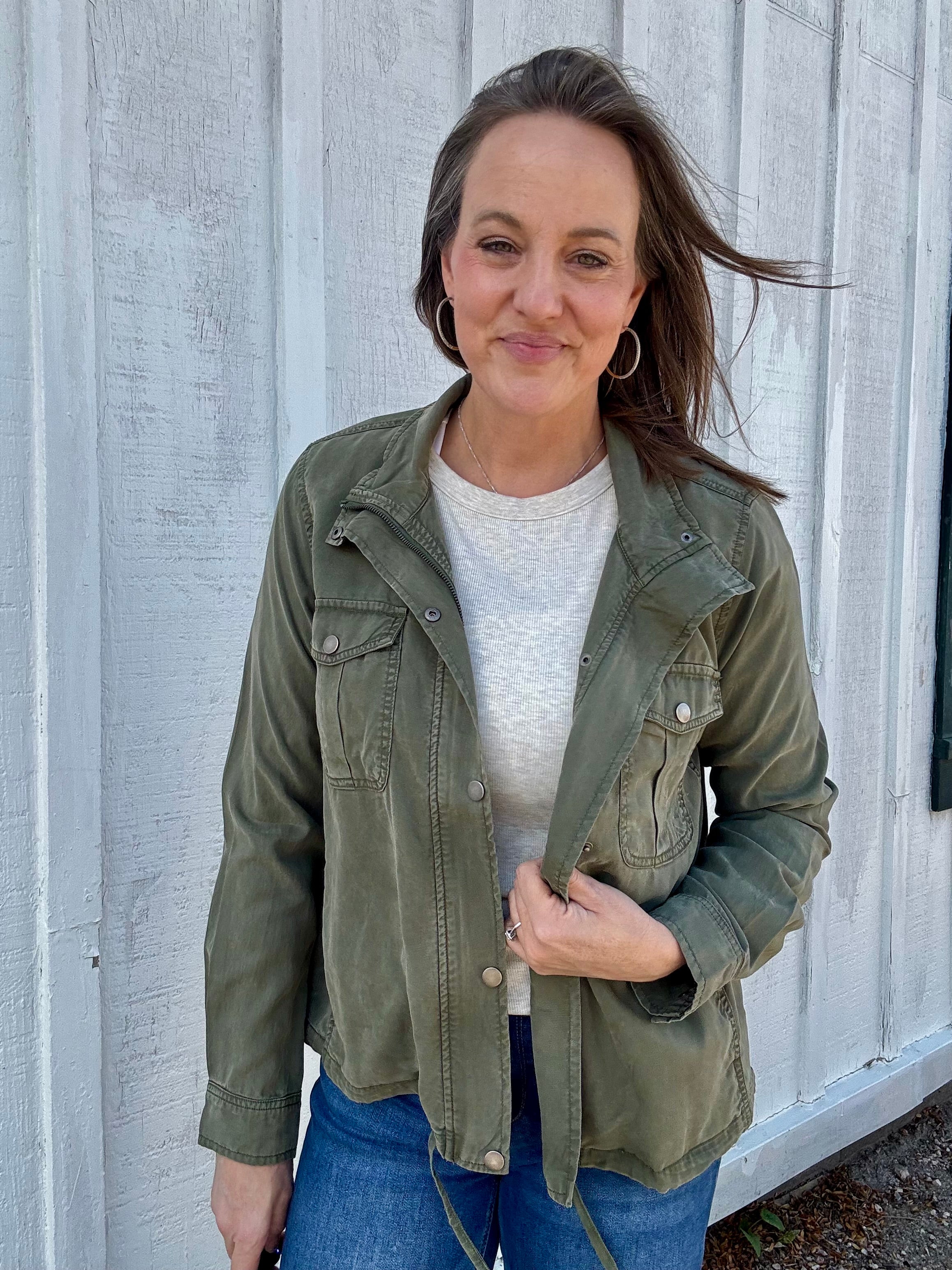 Tencel Utility Jacket