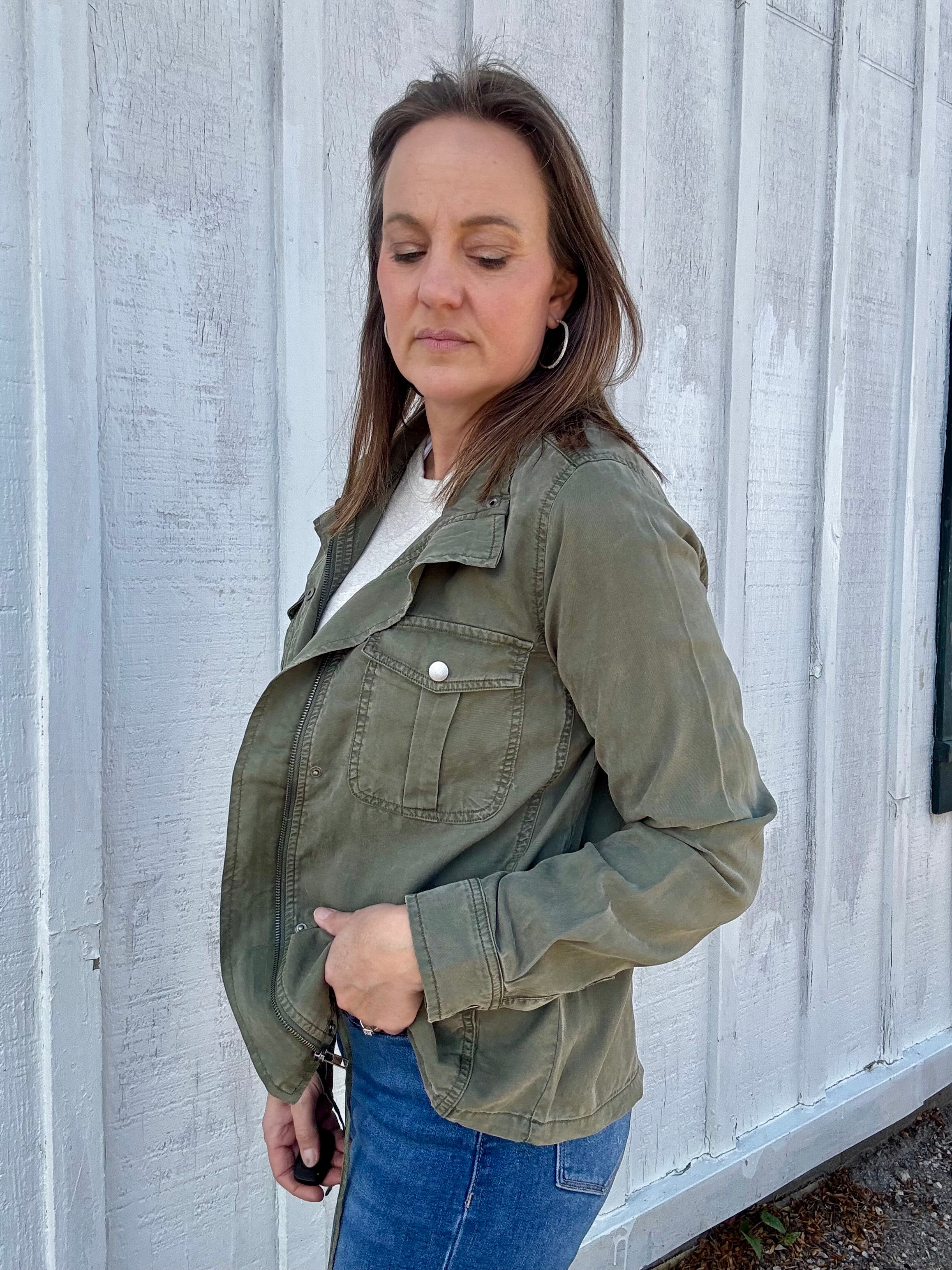 Tencel Utility Jacket