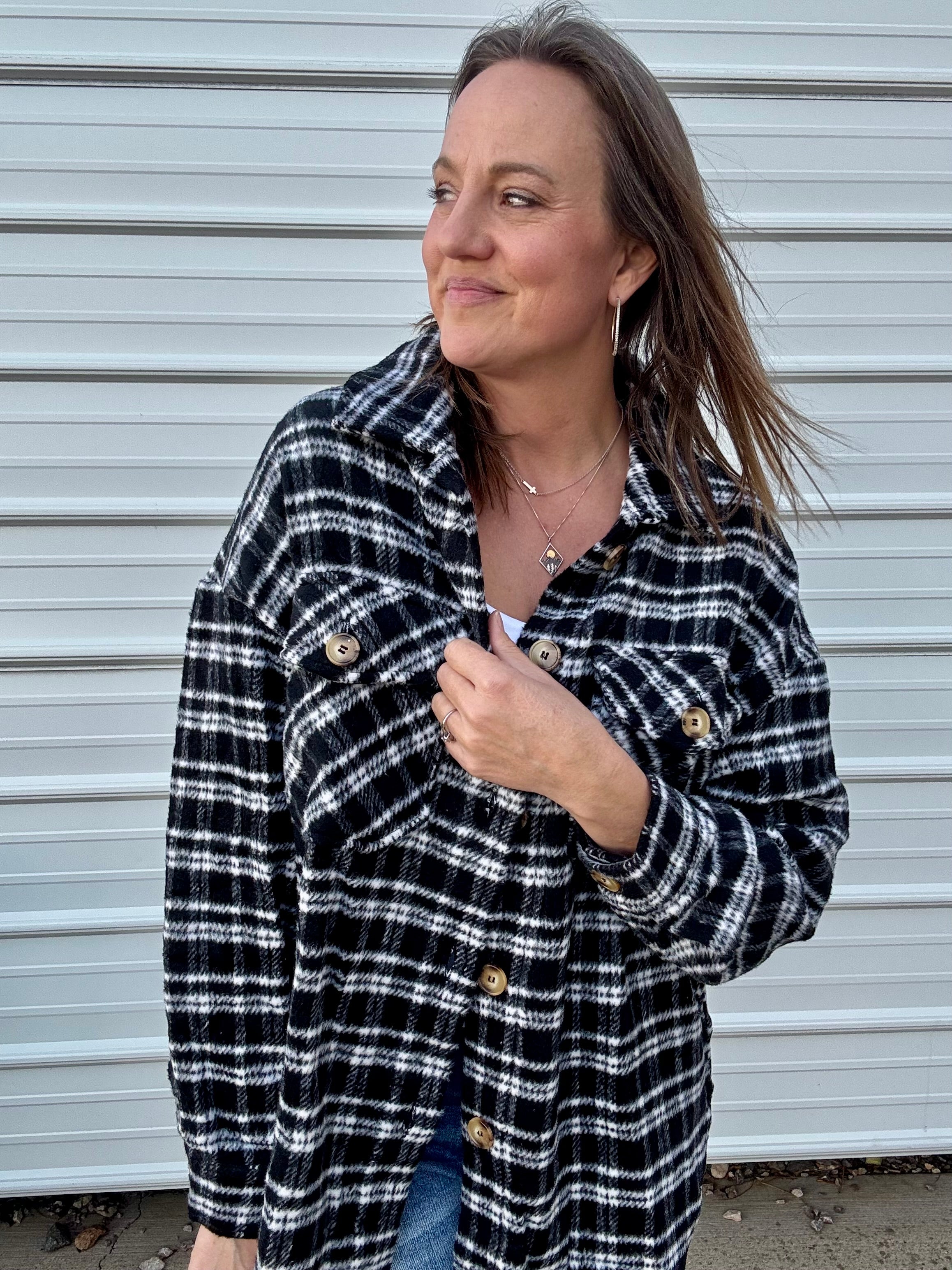 Flannel Oversized Shirt