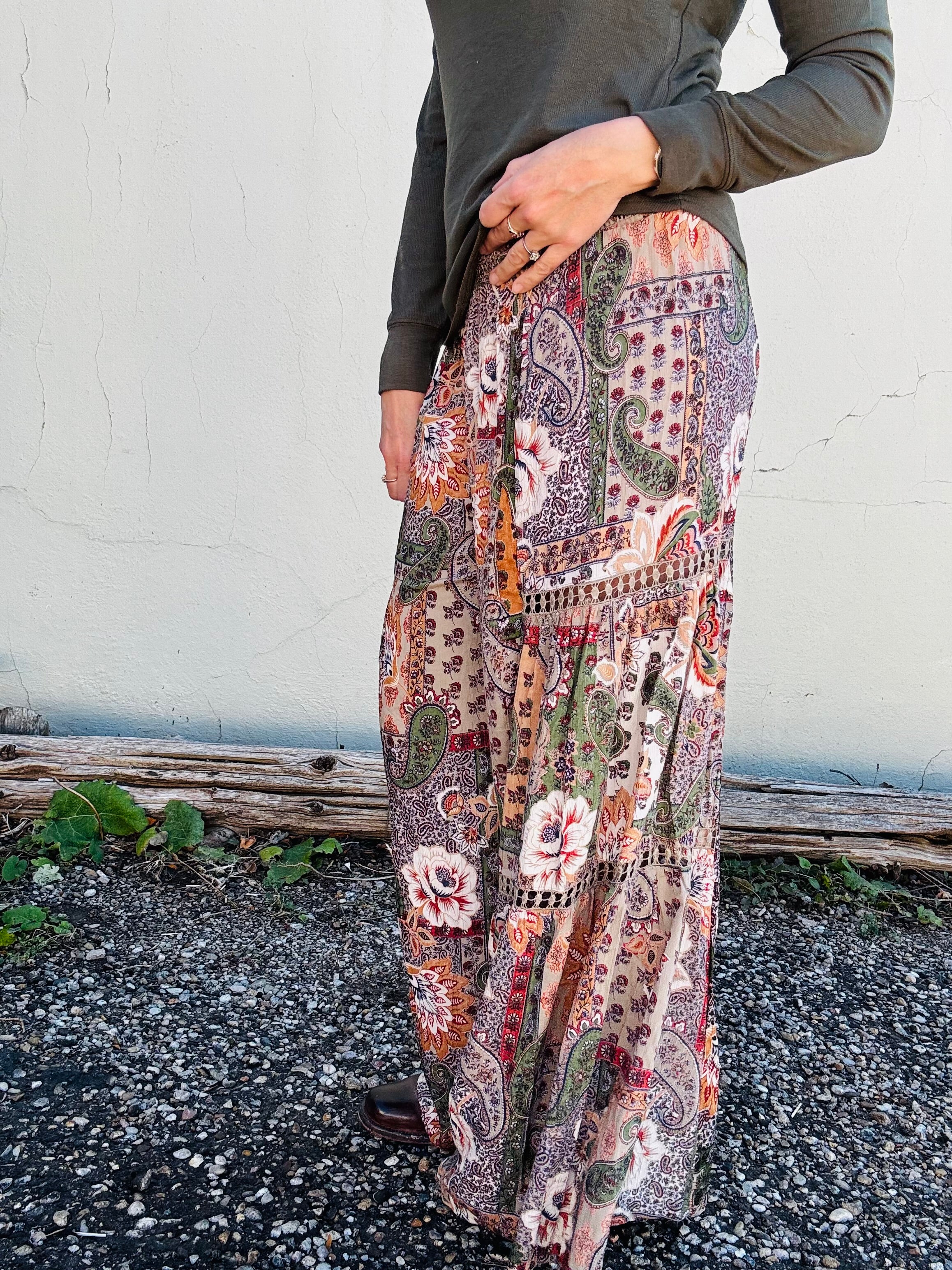 Marsha Lace Insert Pant