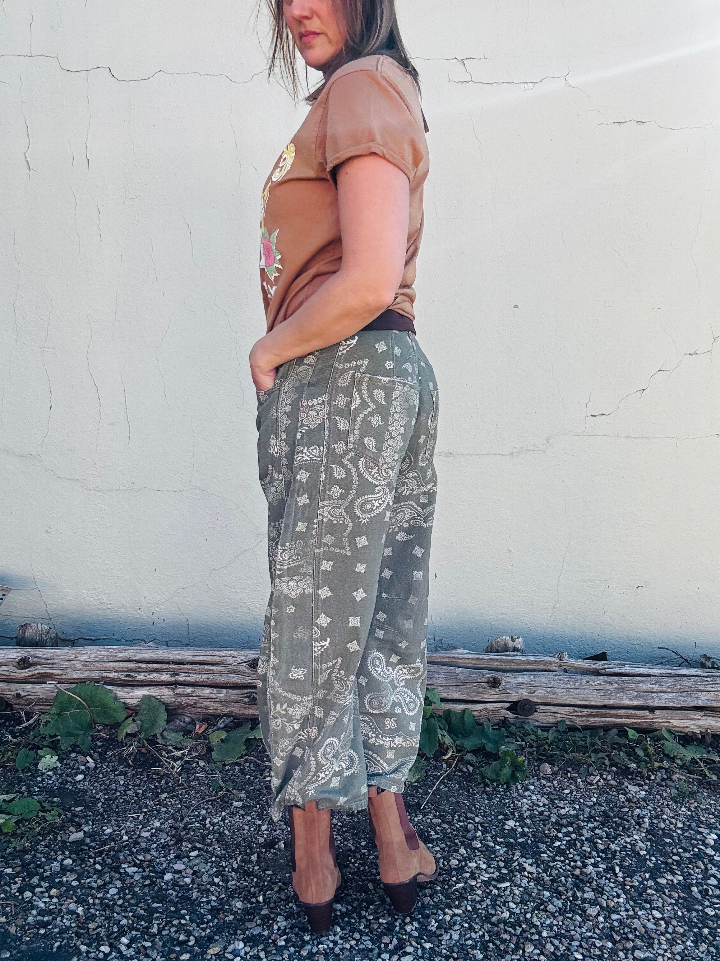 Vintage Army Paisley Pants