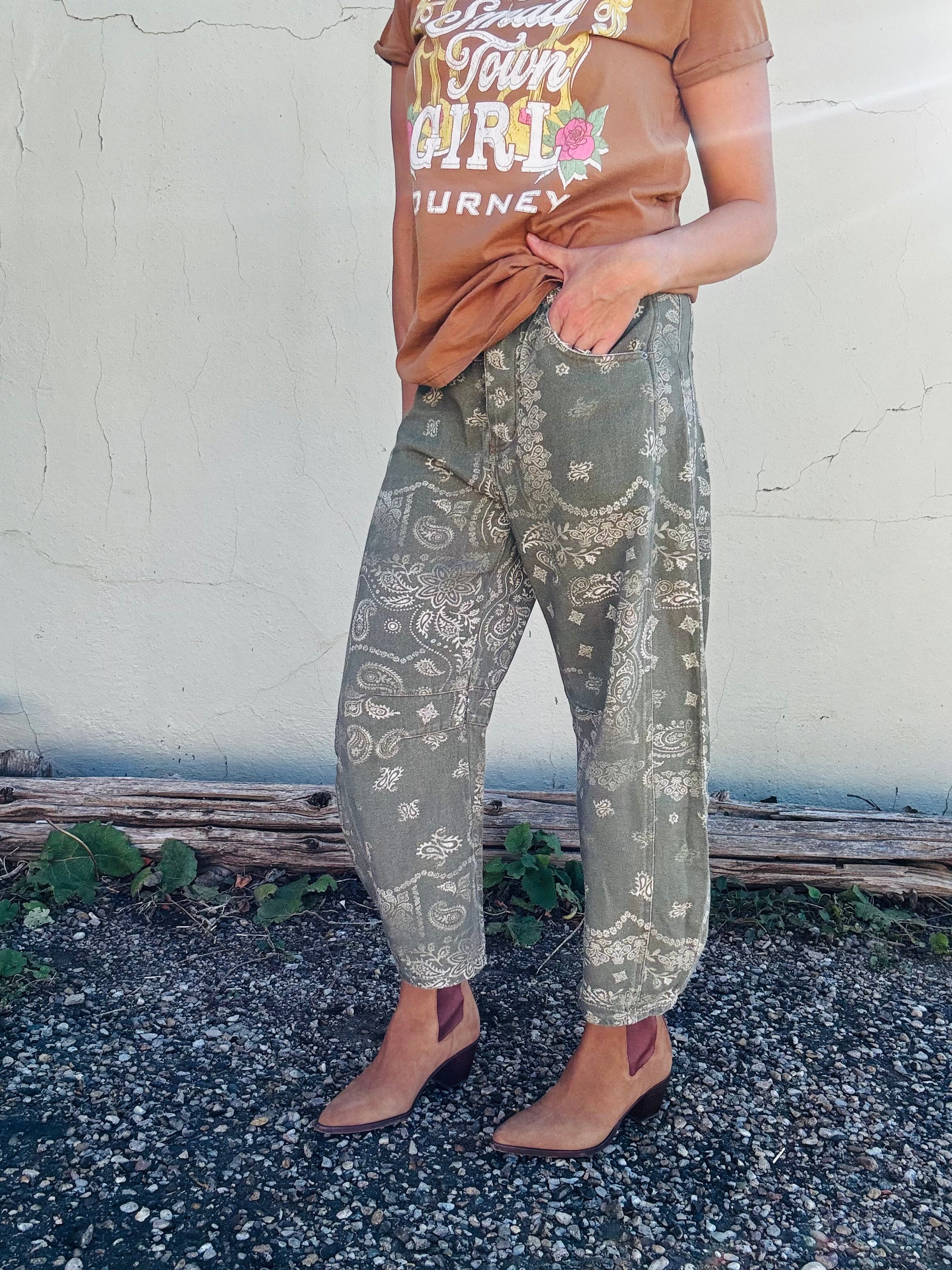 Vintage Army Paisley Pants