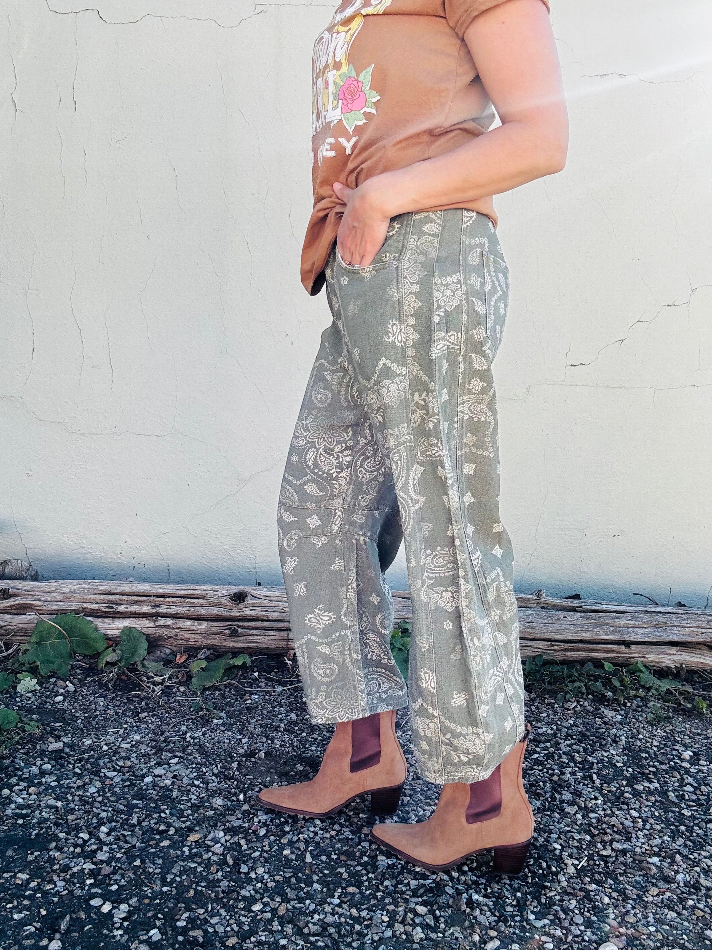 Vintage Army Paisley Pants