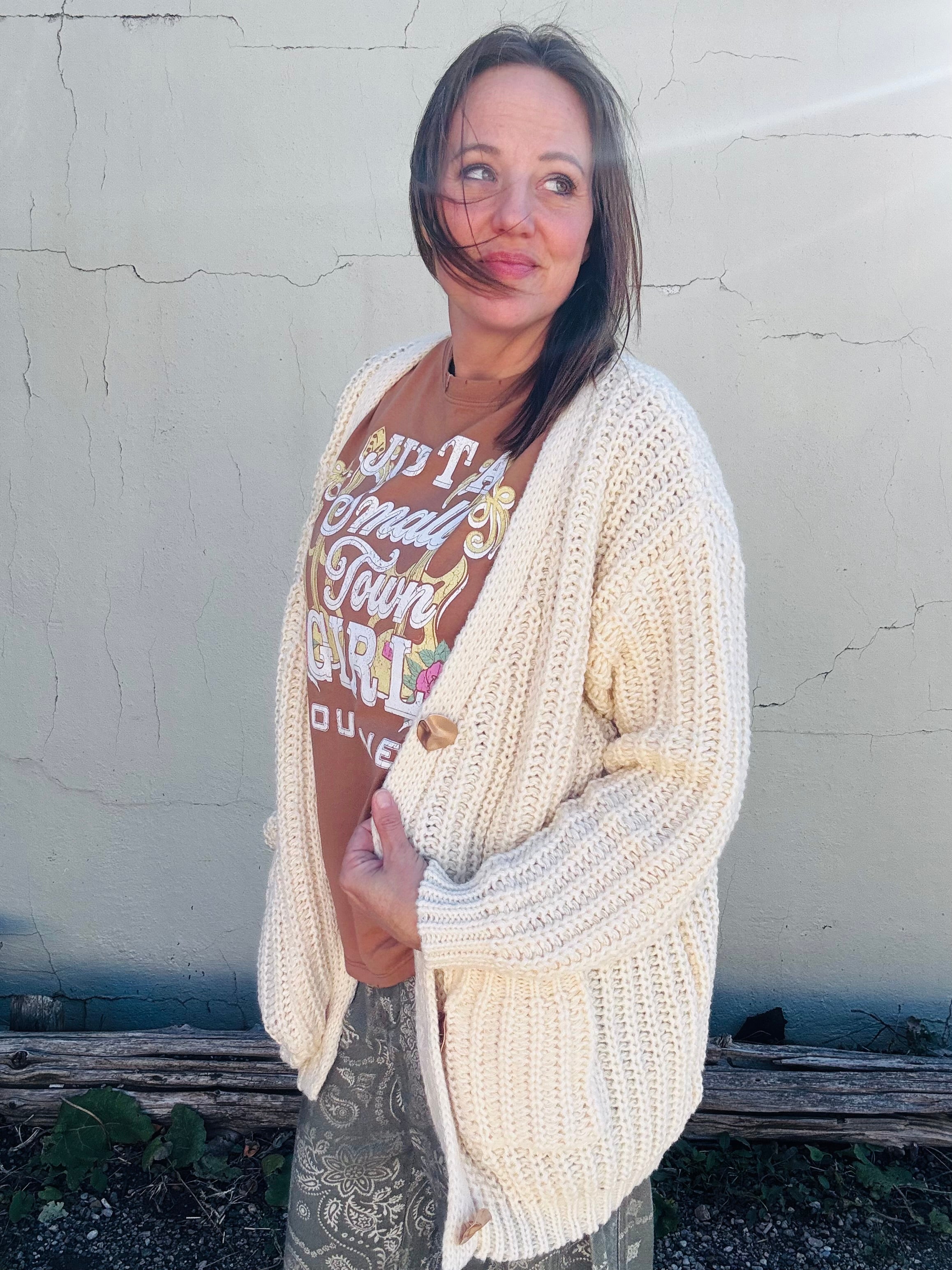 Big Button Cardigan