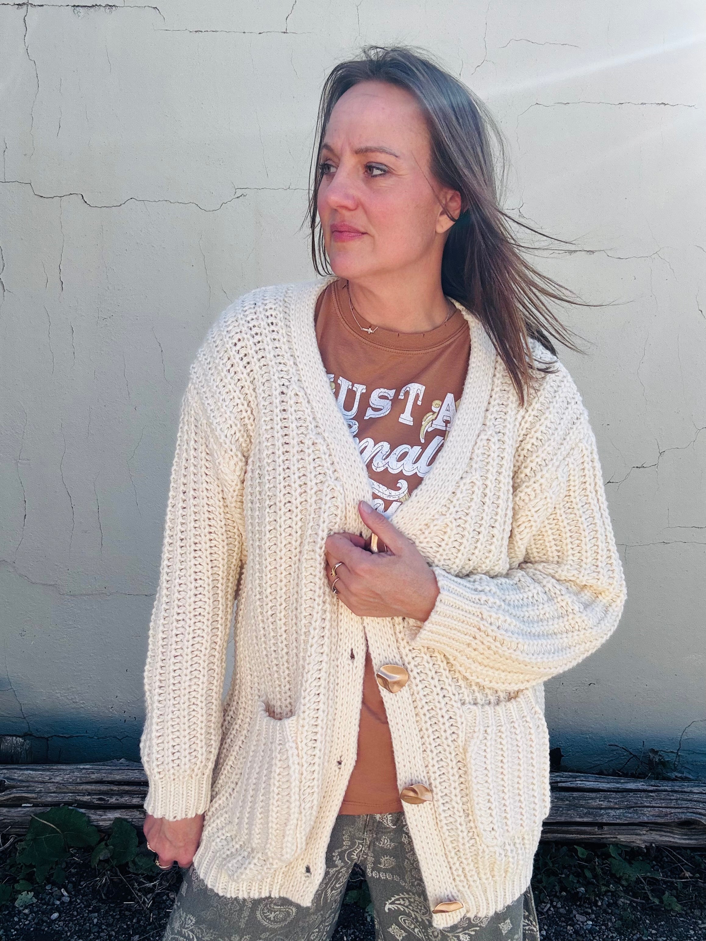 Big Button Cardigan