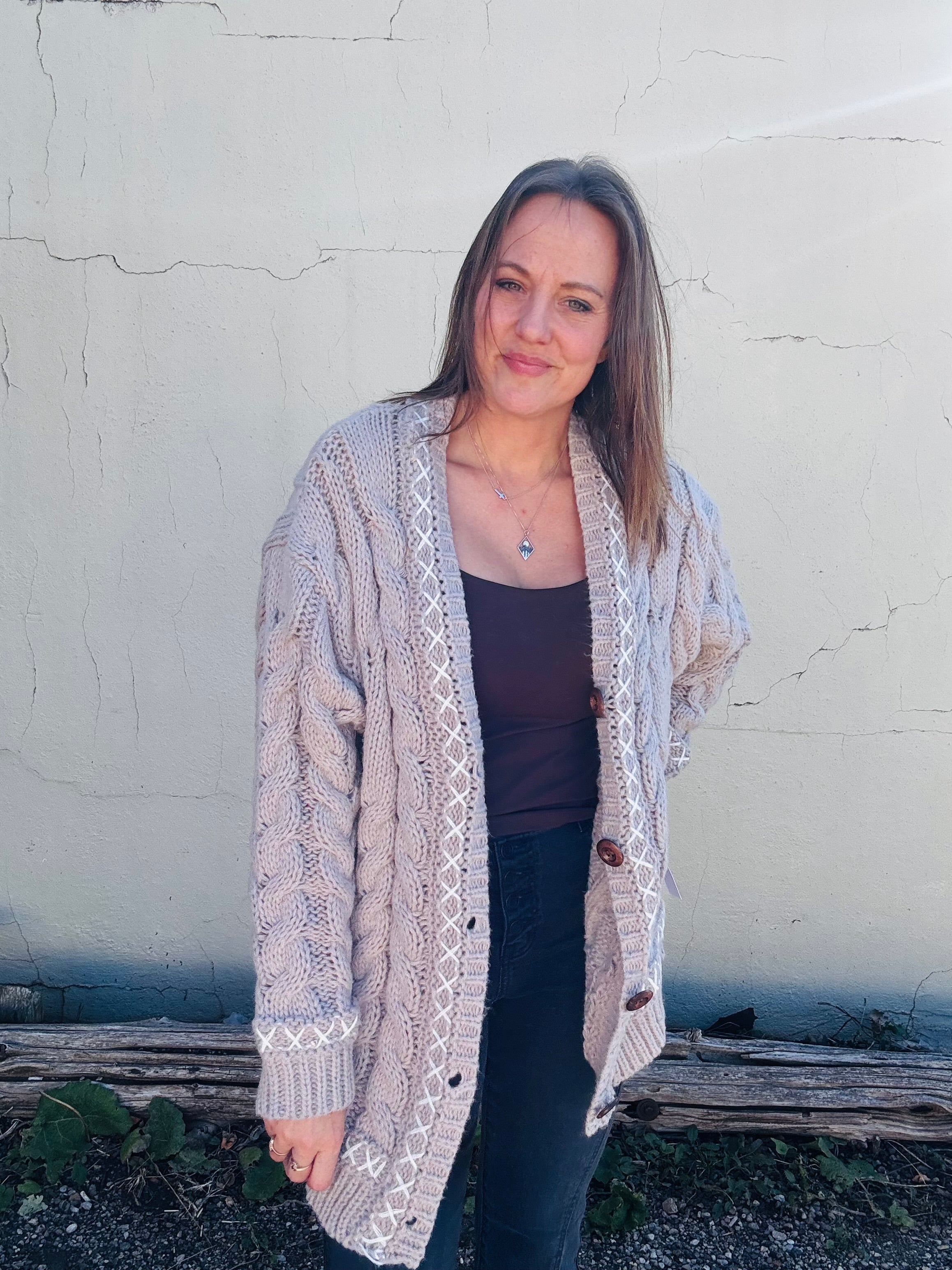 Cozy Cable Knit Cardigan