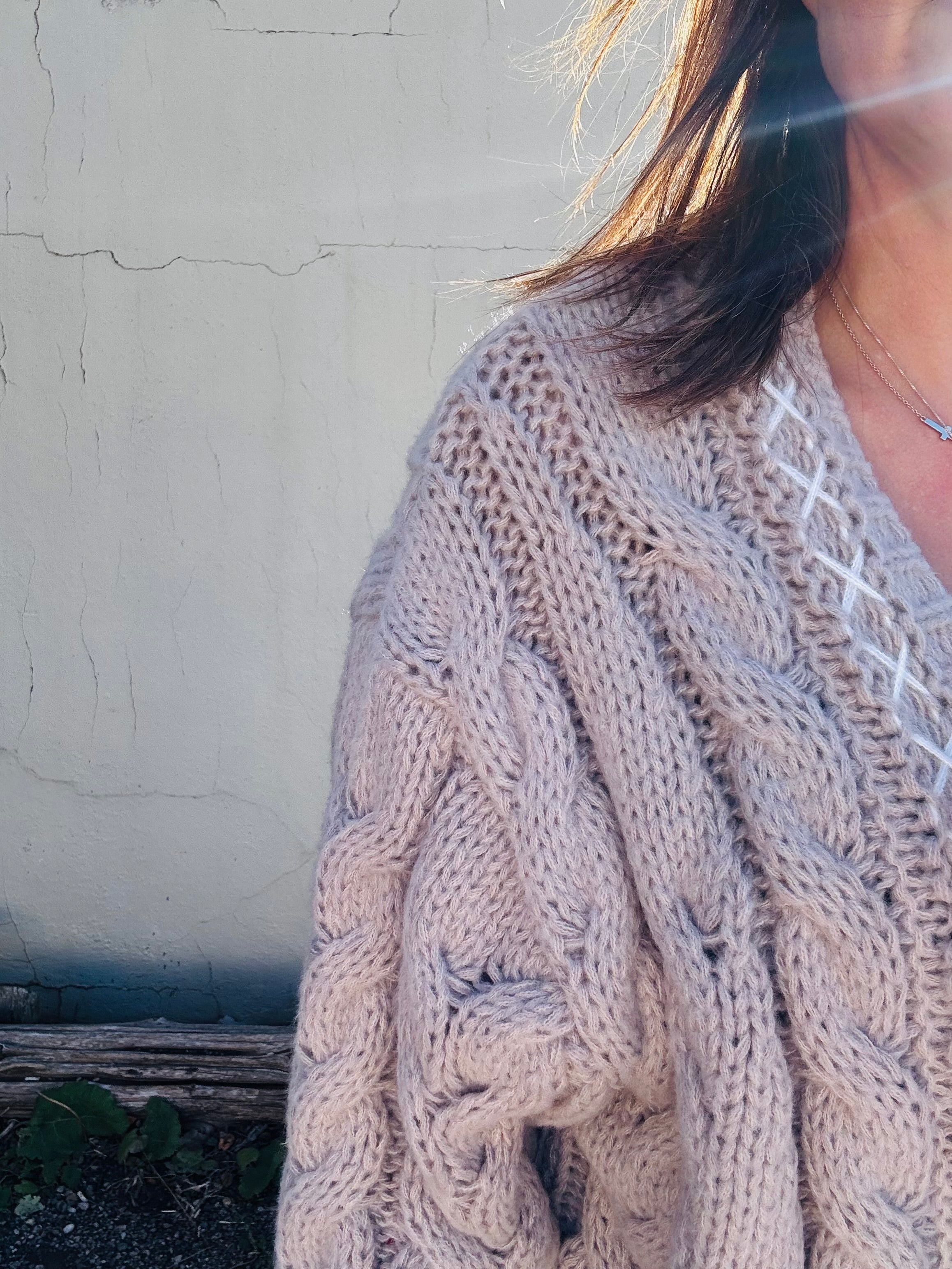 Cozy Cable Knit Cardigan