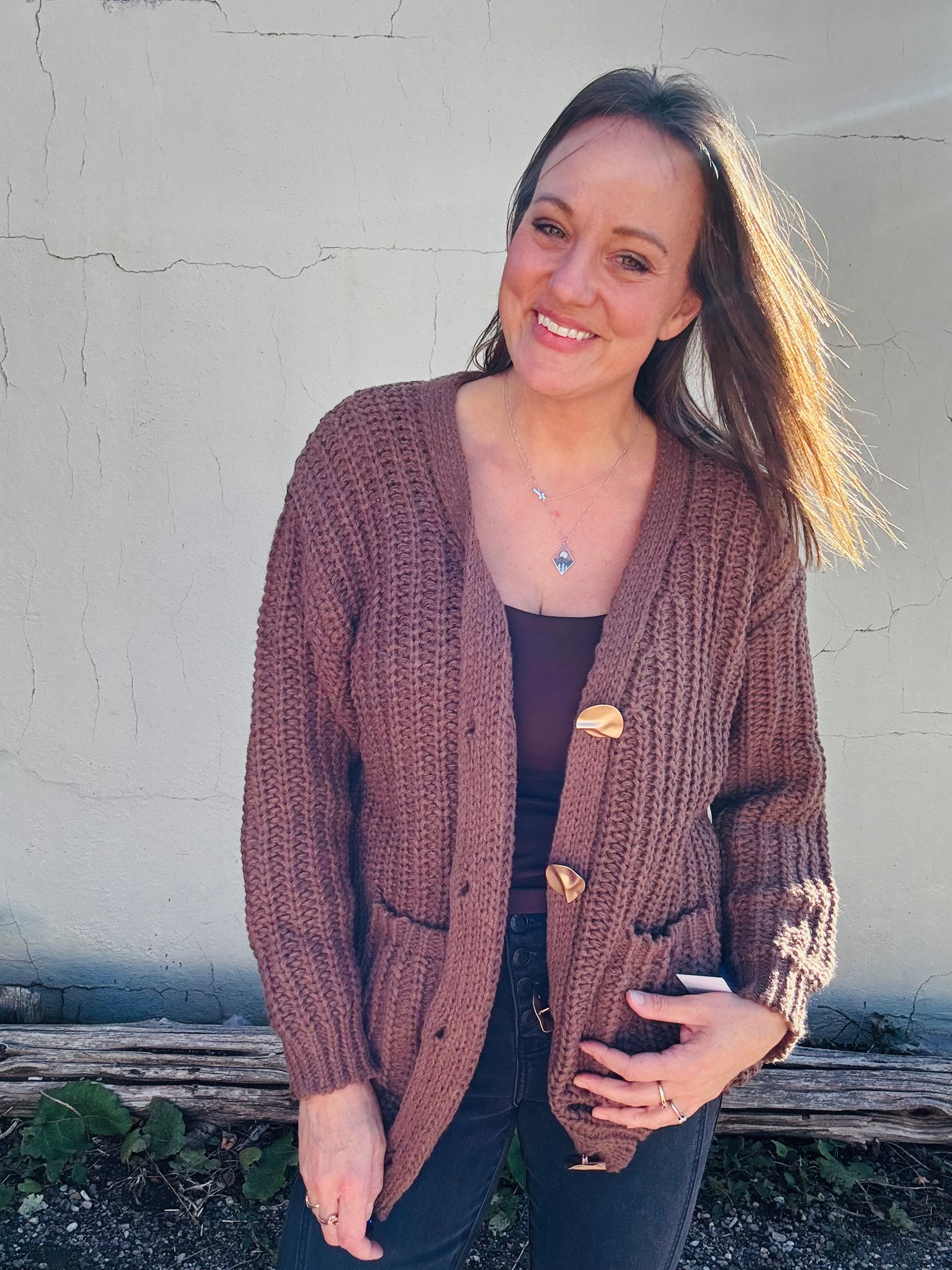 Big Button Cardigan