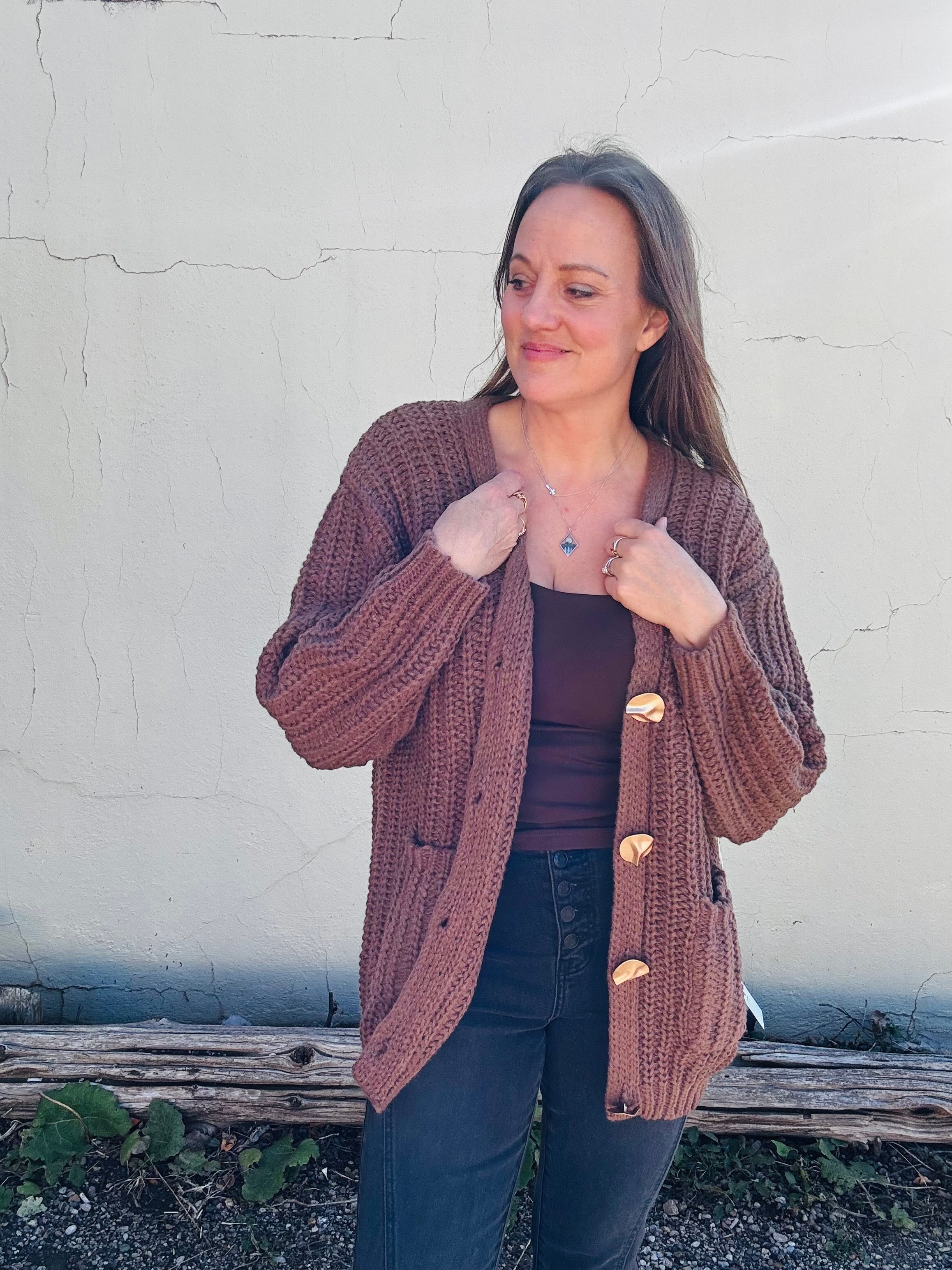 Big Button Cardigan