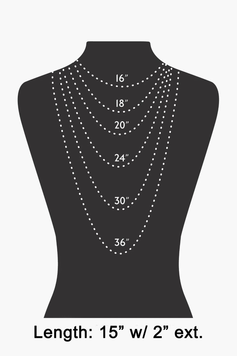 CZ Oval Dainty Necklace