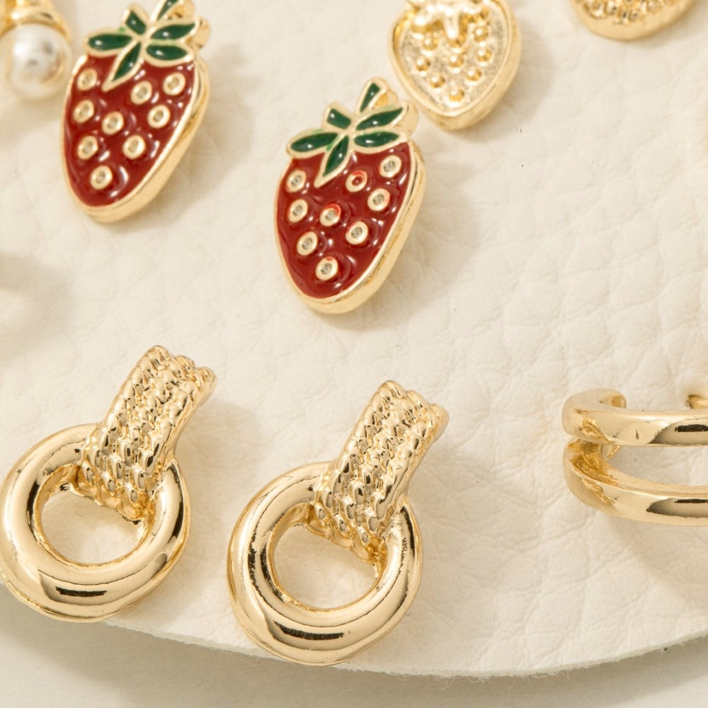 Fruit Stud & Hoop Earrings
