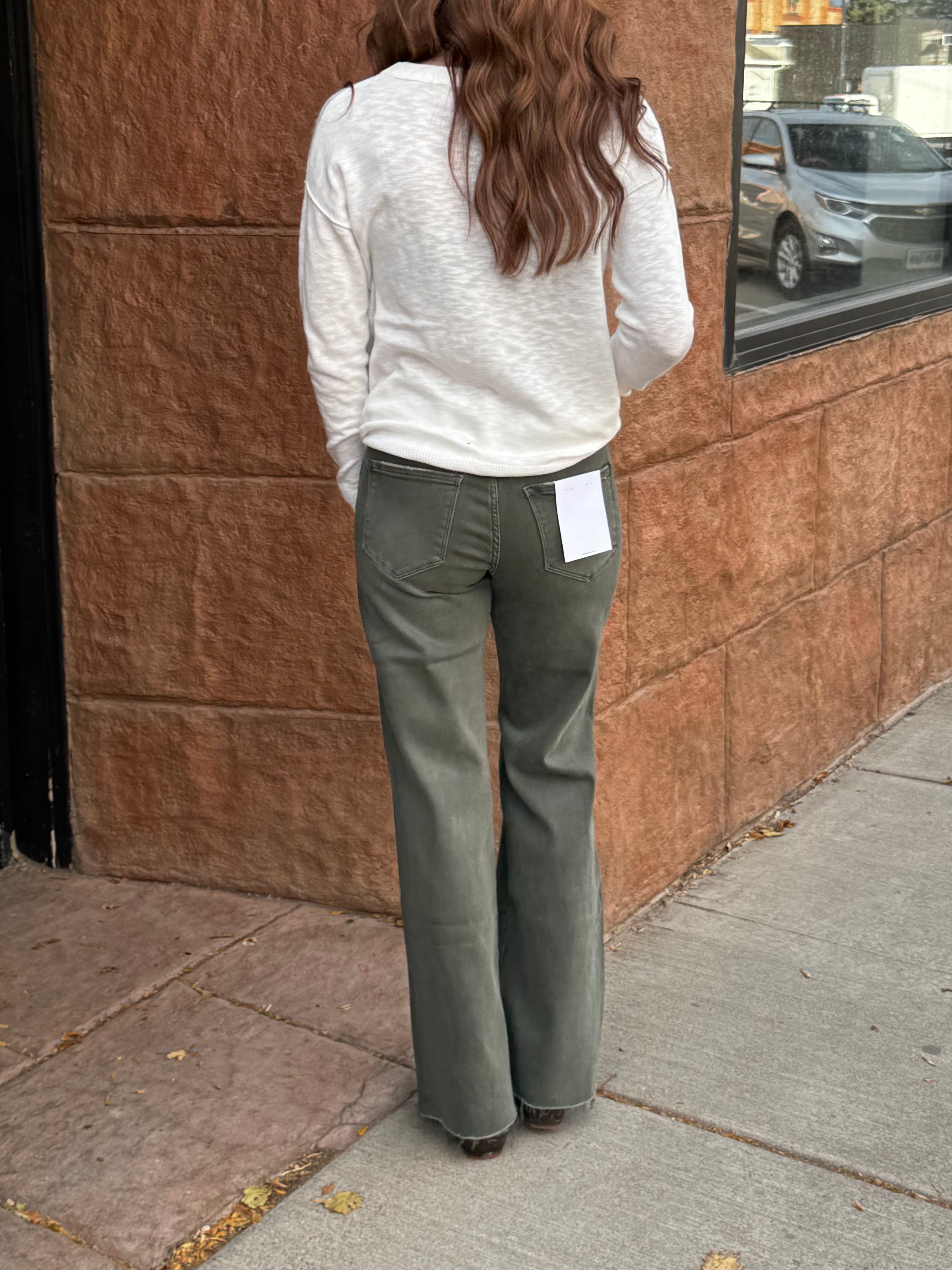 MICA HR Vin Green Wide Leg