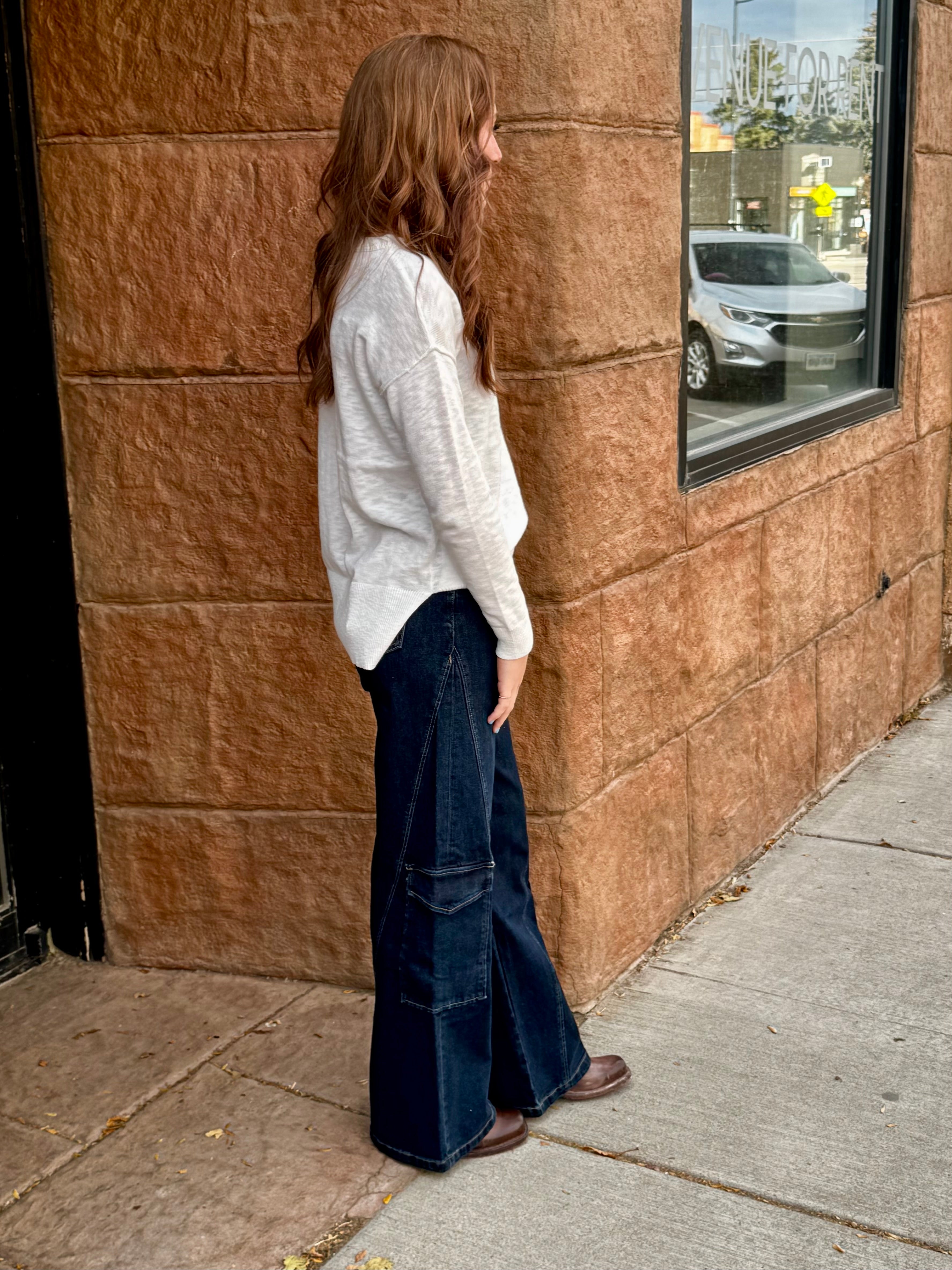 MICA HR Wide Leg Cargo Sapphire