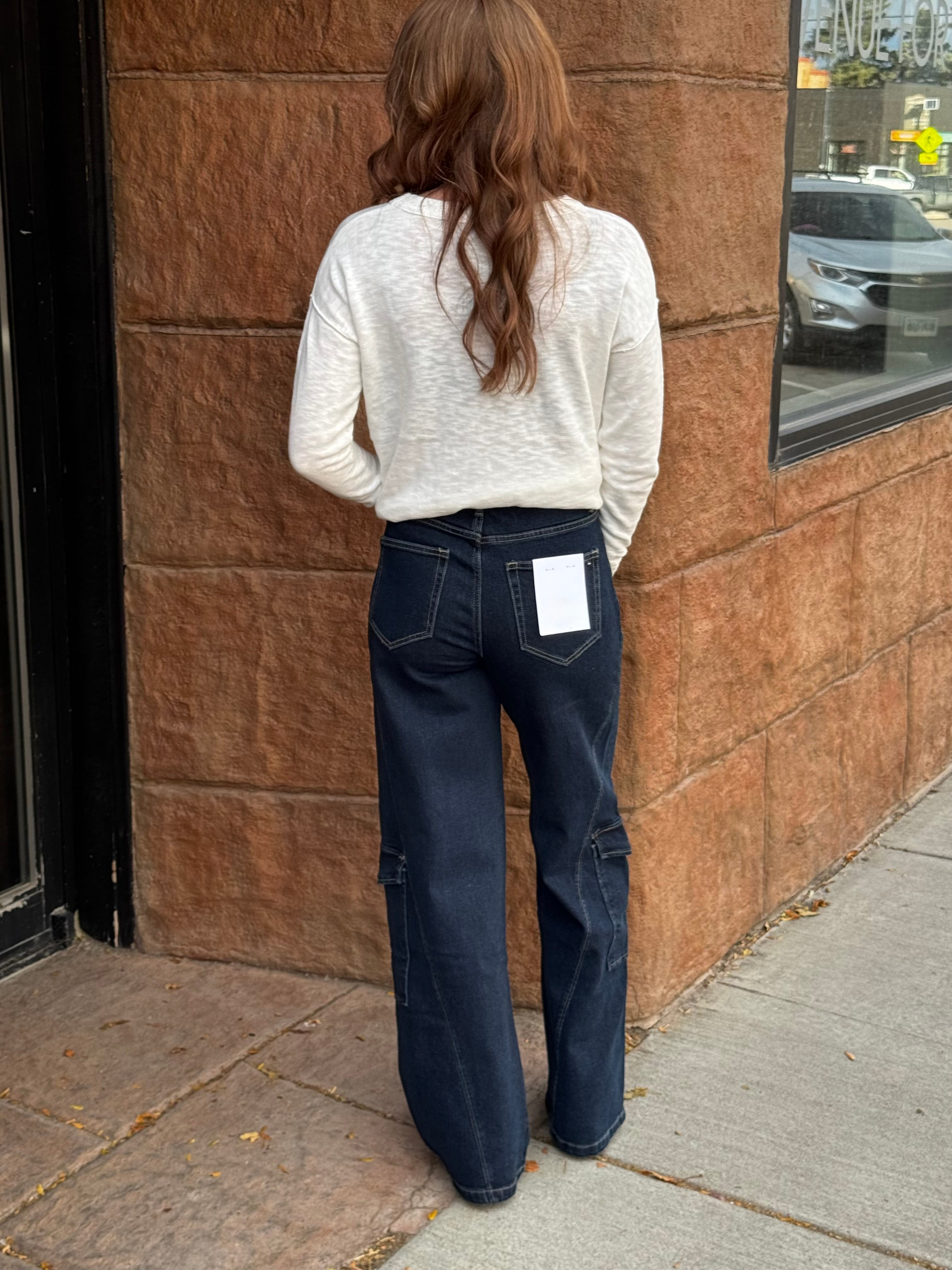 MICA HR Wide Leg Cargo Sapphire