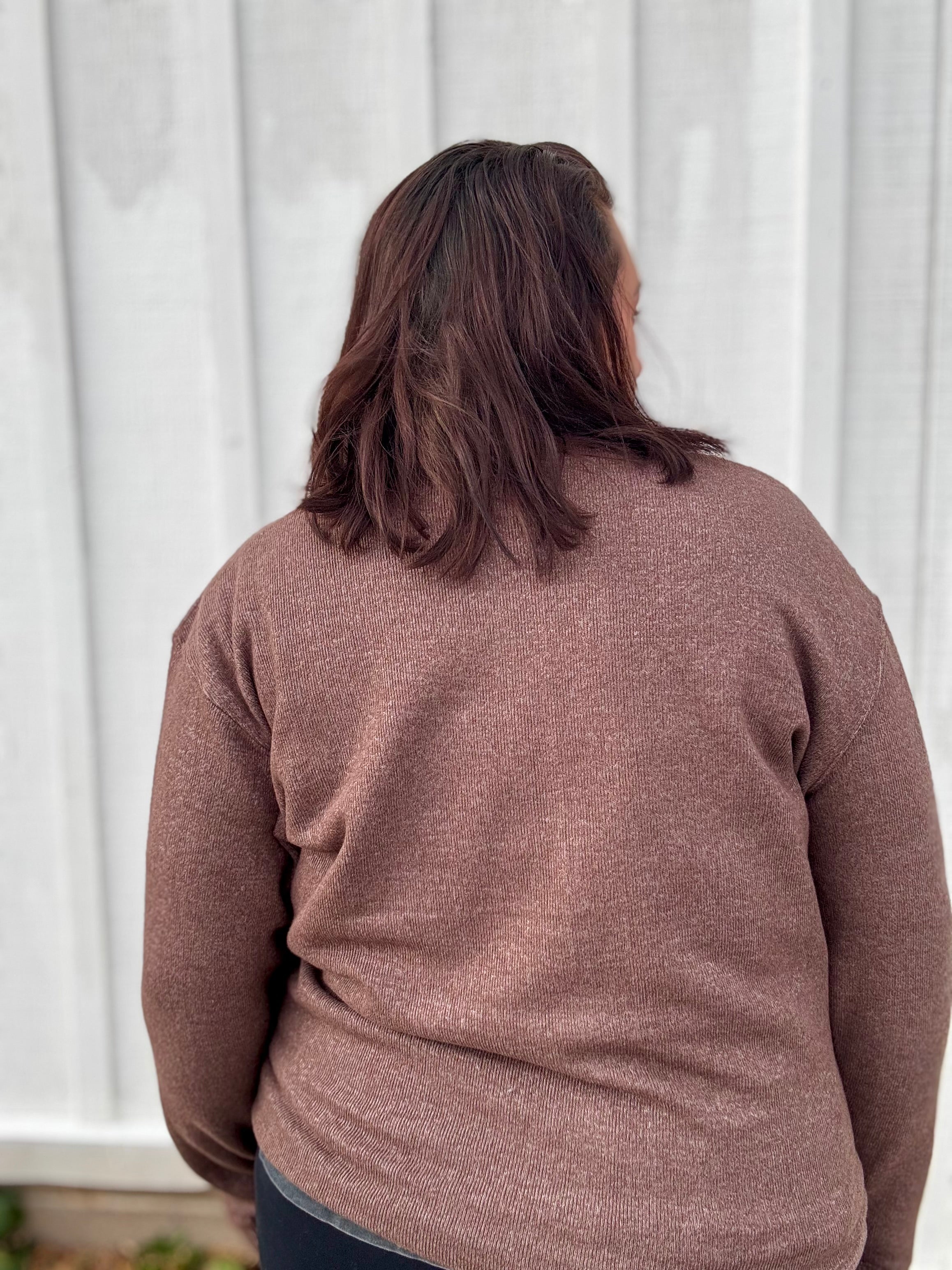 Sweater Weather Knit Sweatshirt