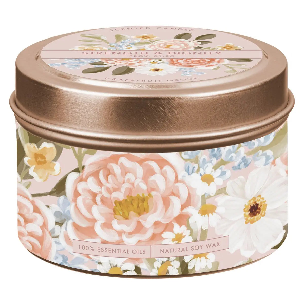 Faith Tin Candle