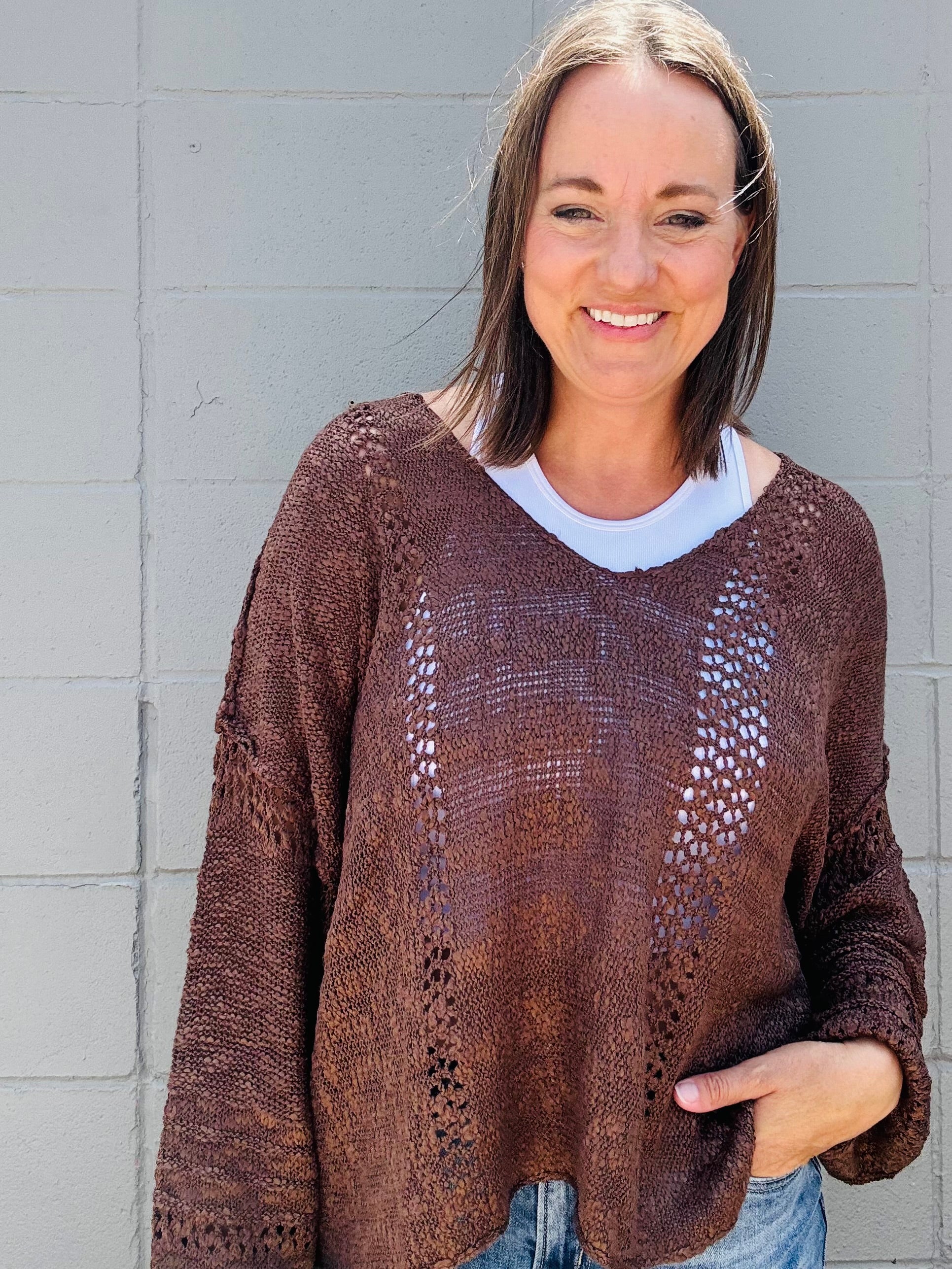 V Neck Summer Sweater