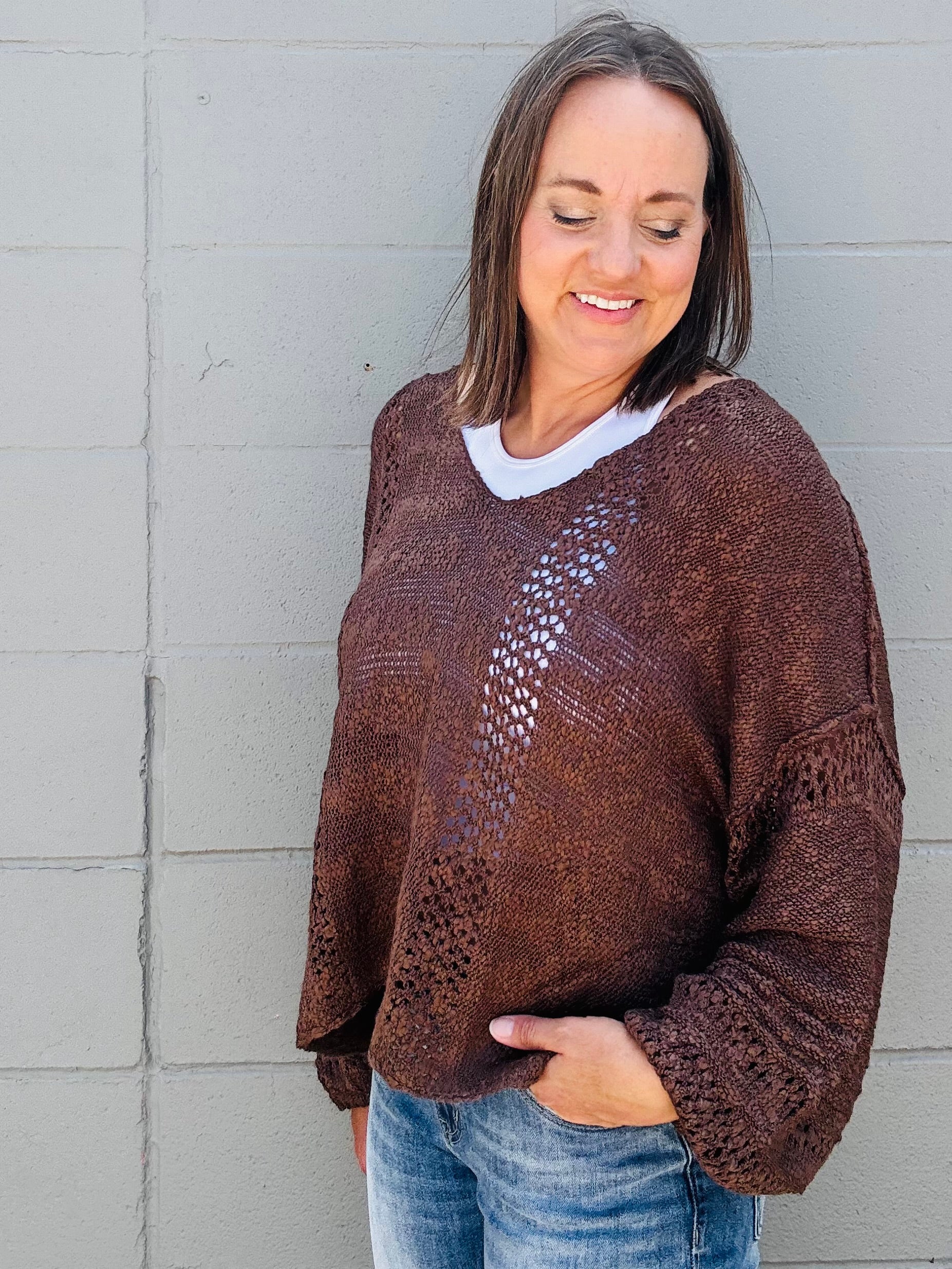 V Neck Summer Sweater