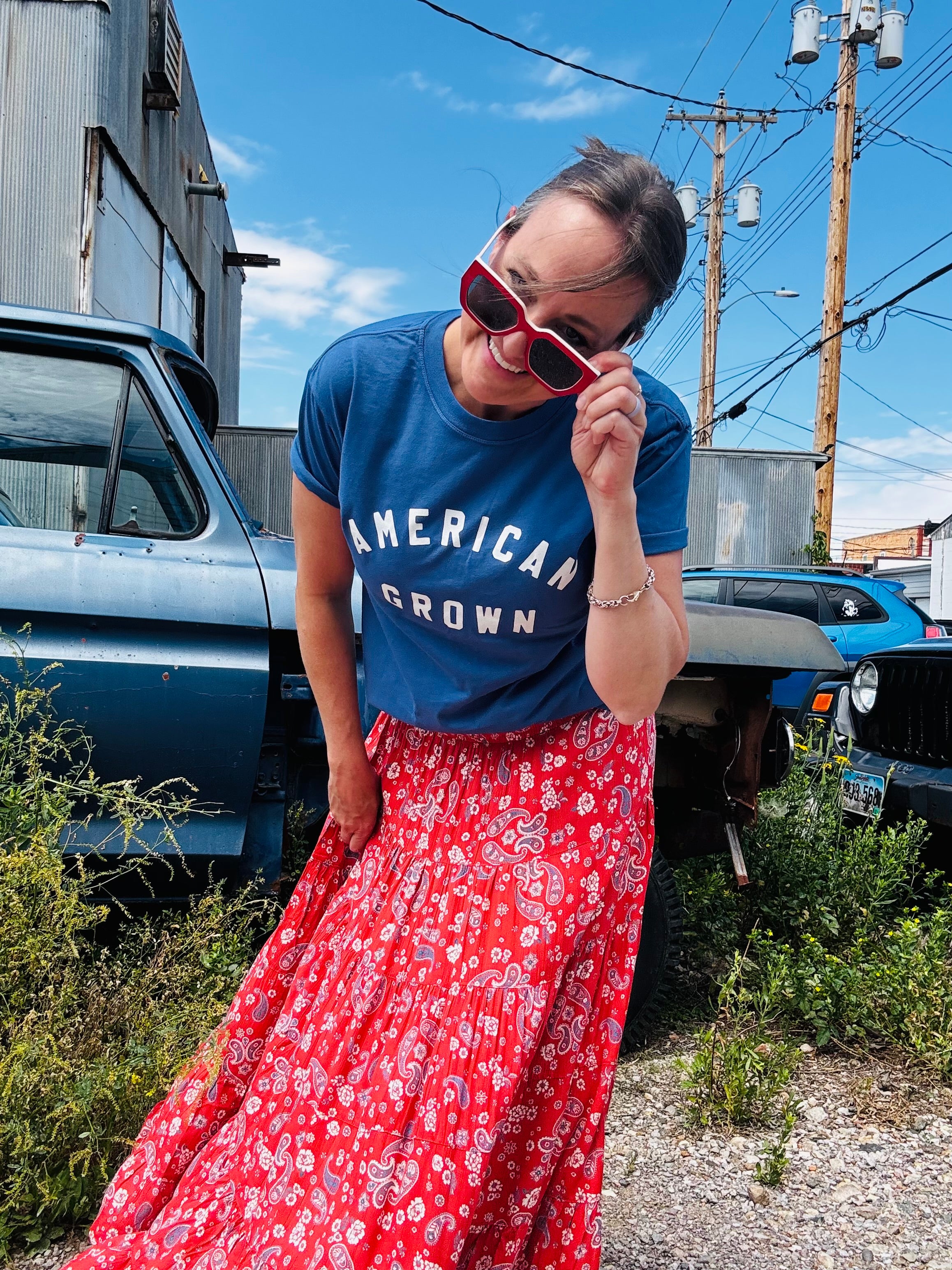 Americana Tiered Skirt