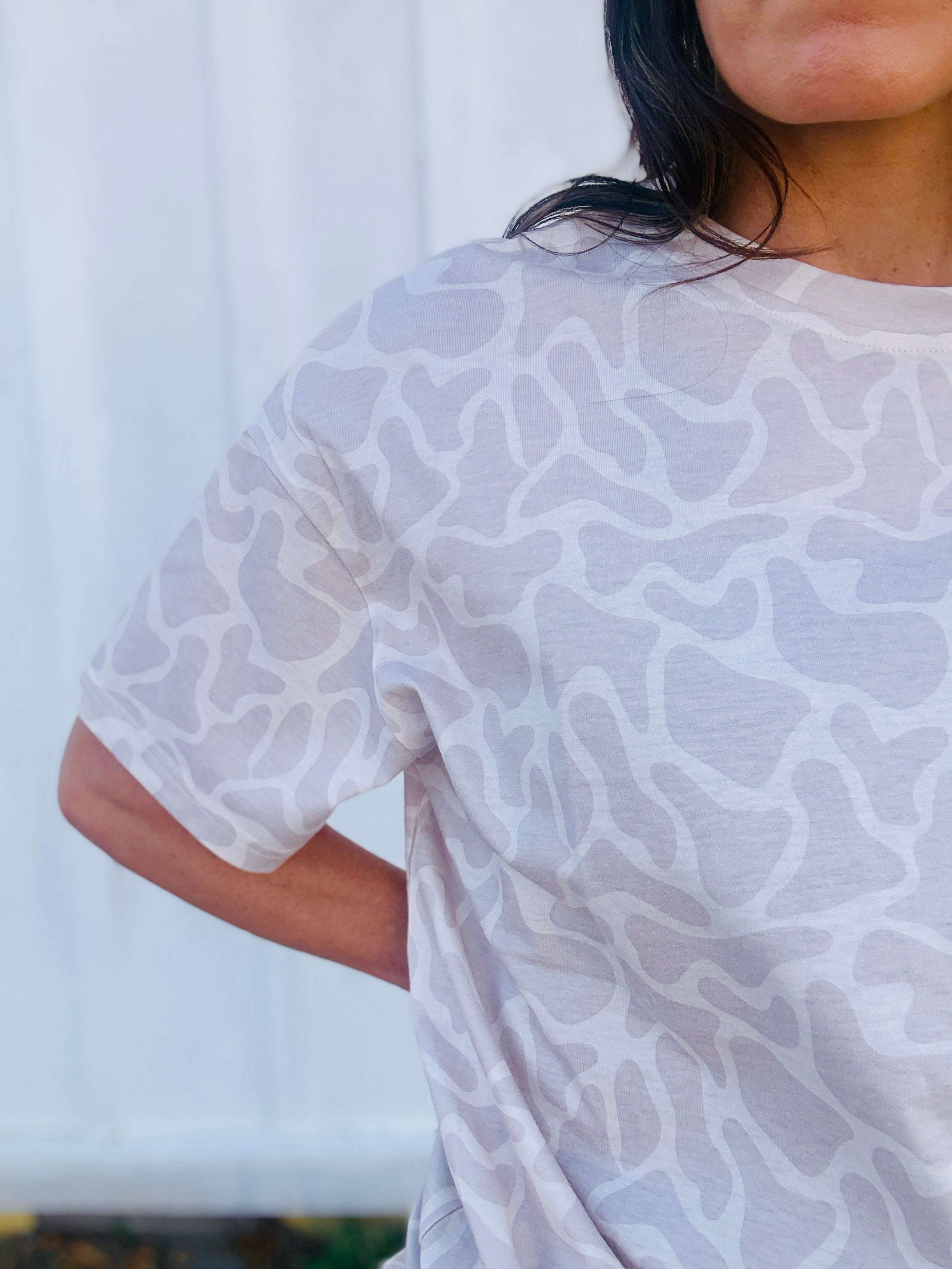 Birdie Camo Oversized Tee