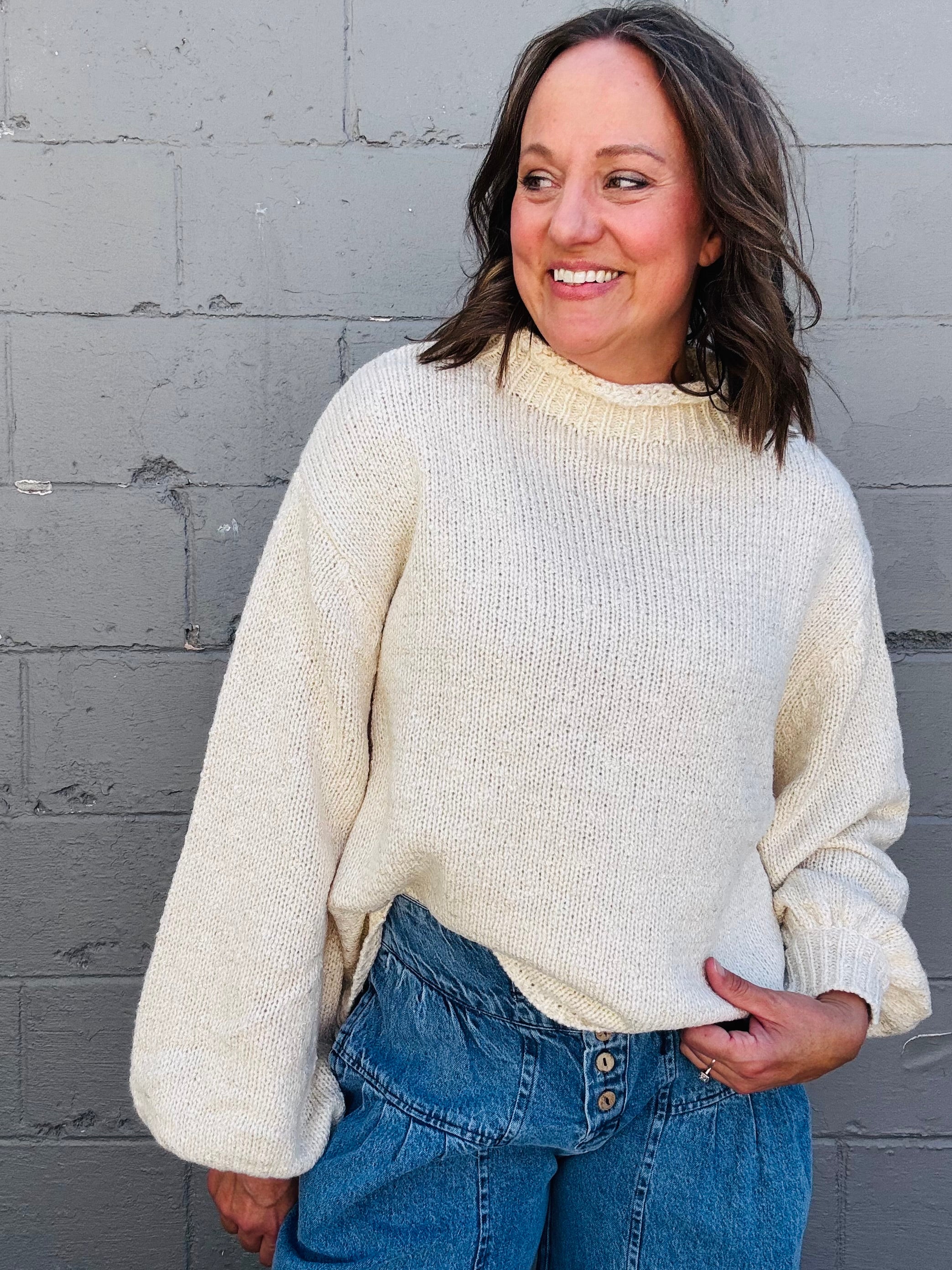 The Maren Relaxed Knit Sweater