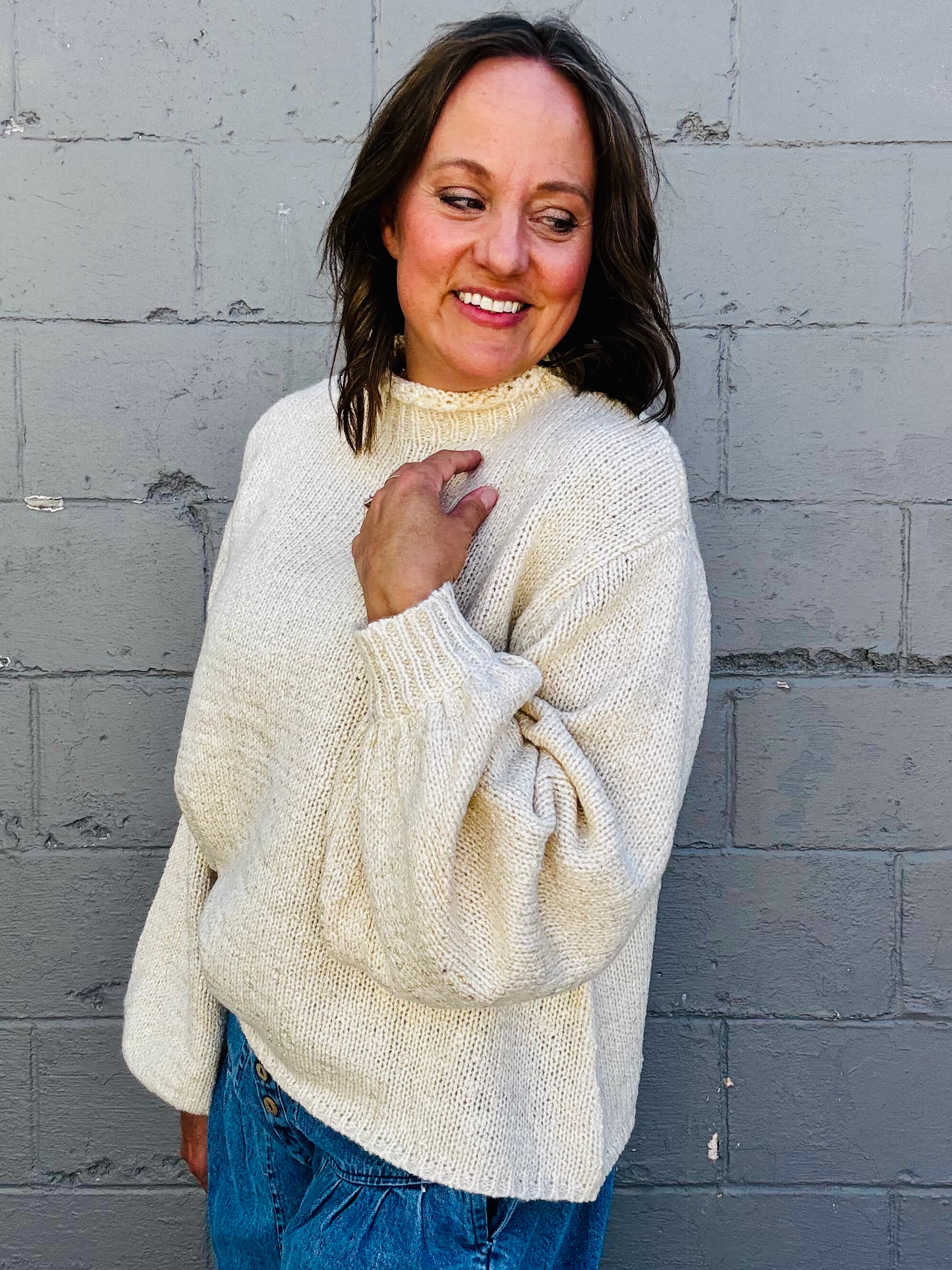 The Maren Relaxed Knit Sweater
