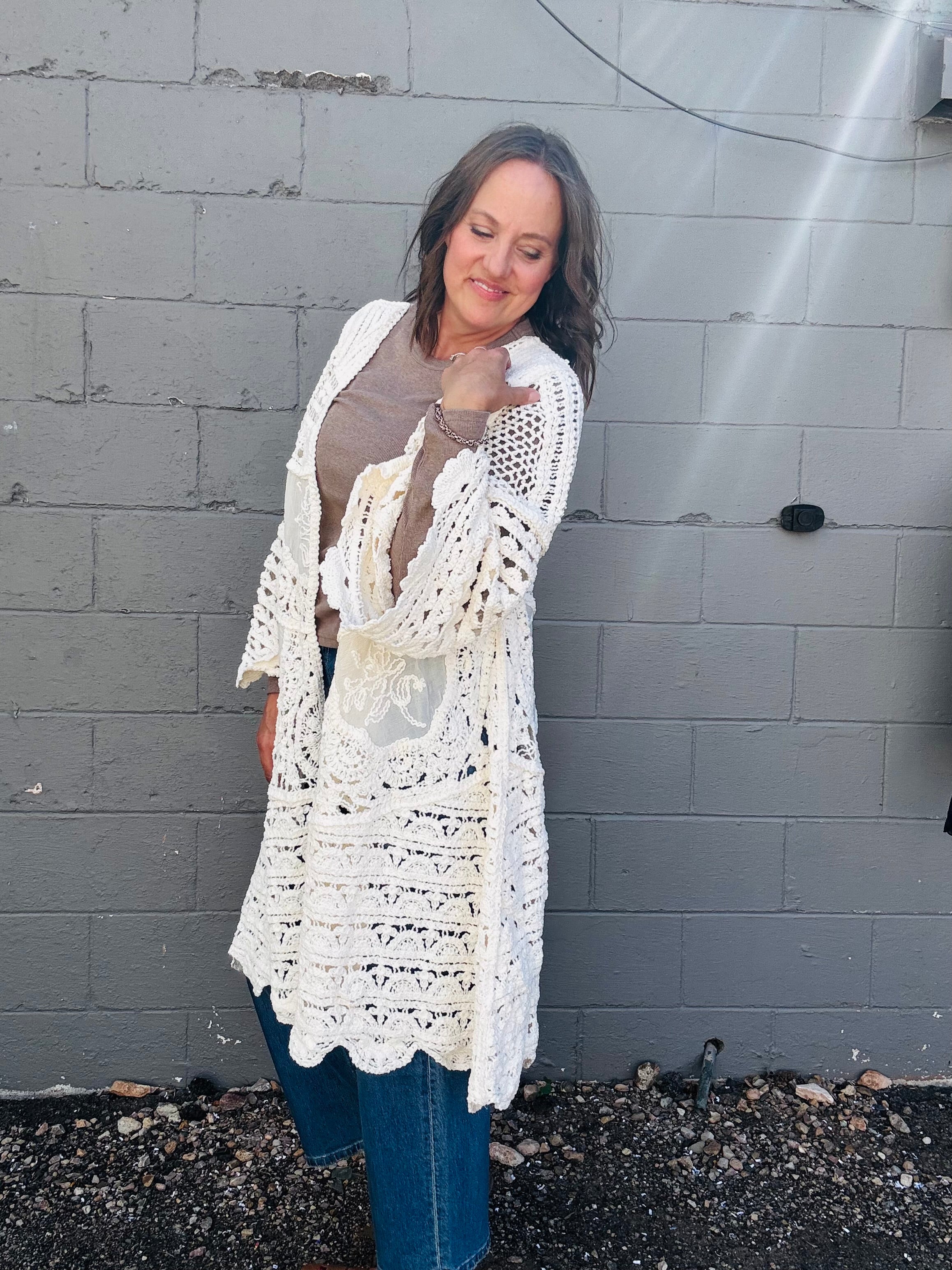 The Maeve Crochet Cardigan