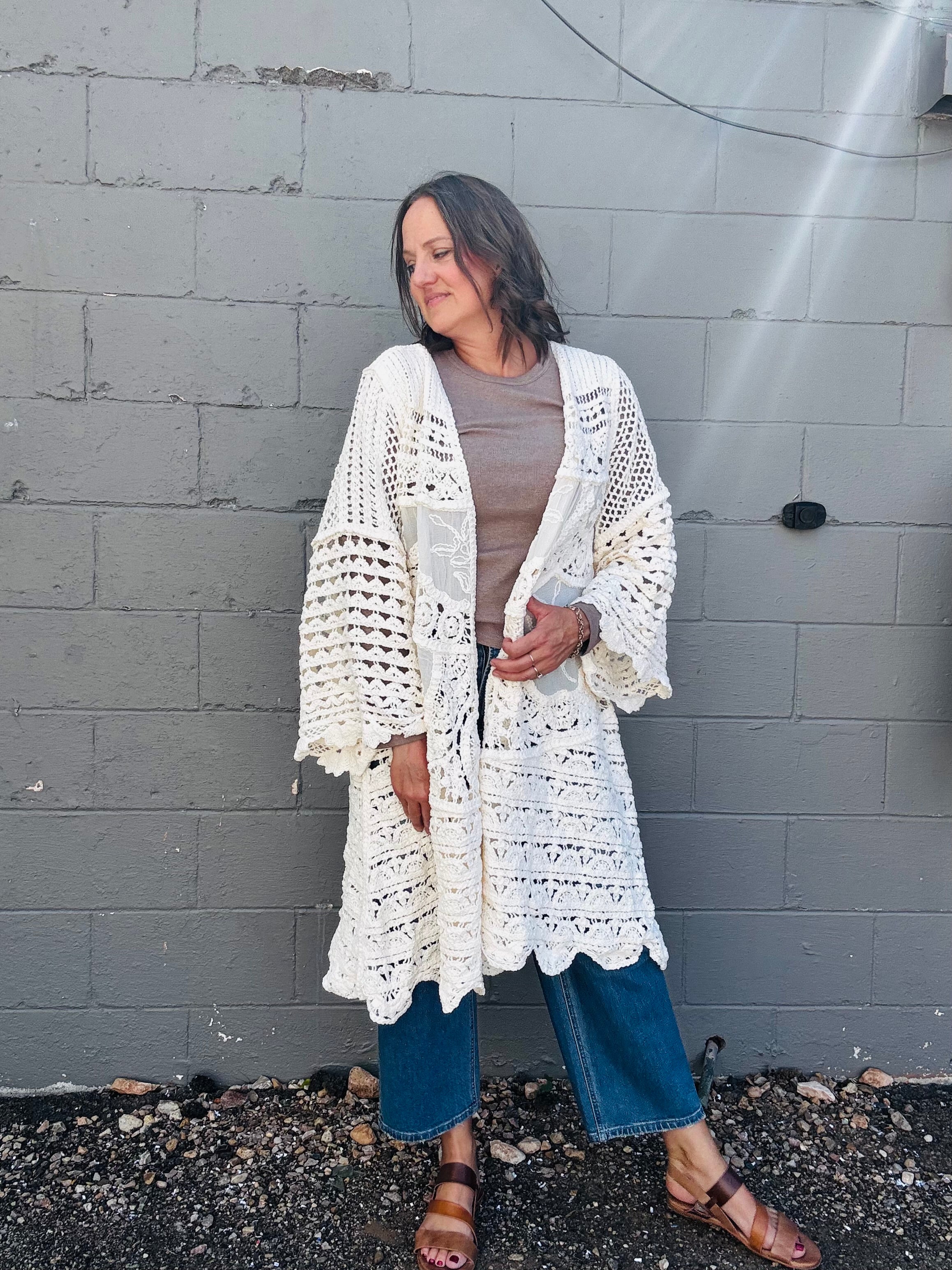 The Maeve Crochet Cardigan
