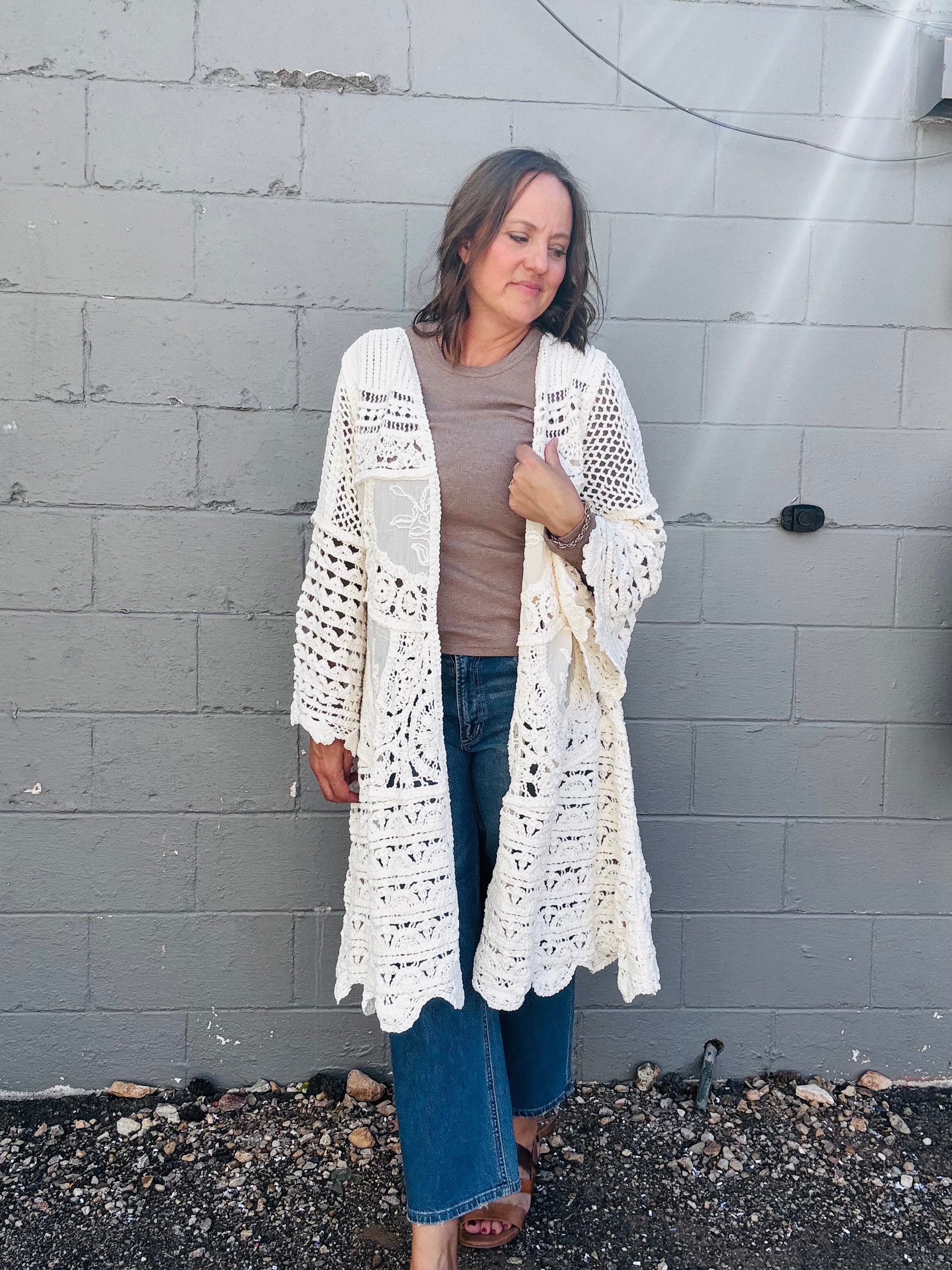 The Maeve Crochet Cardigan