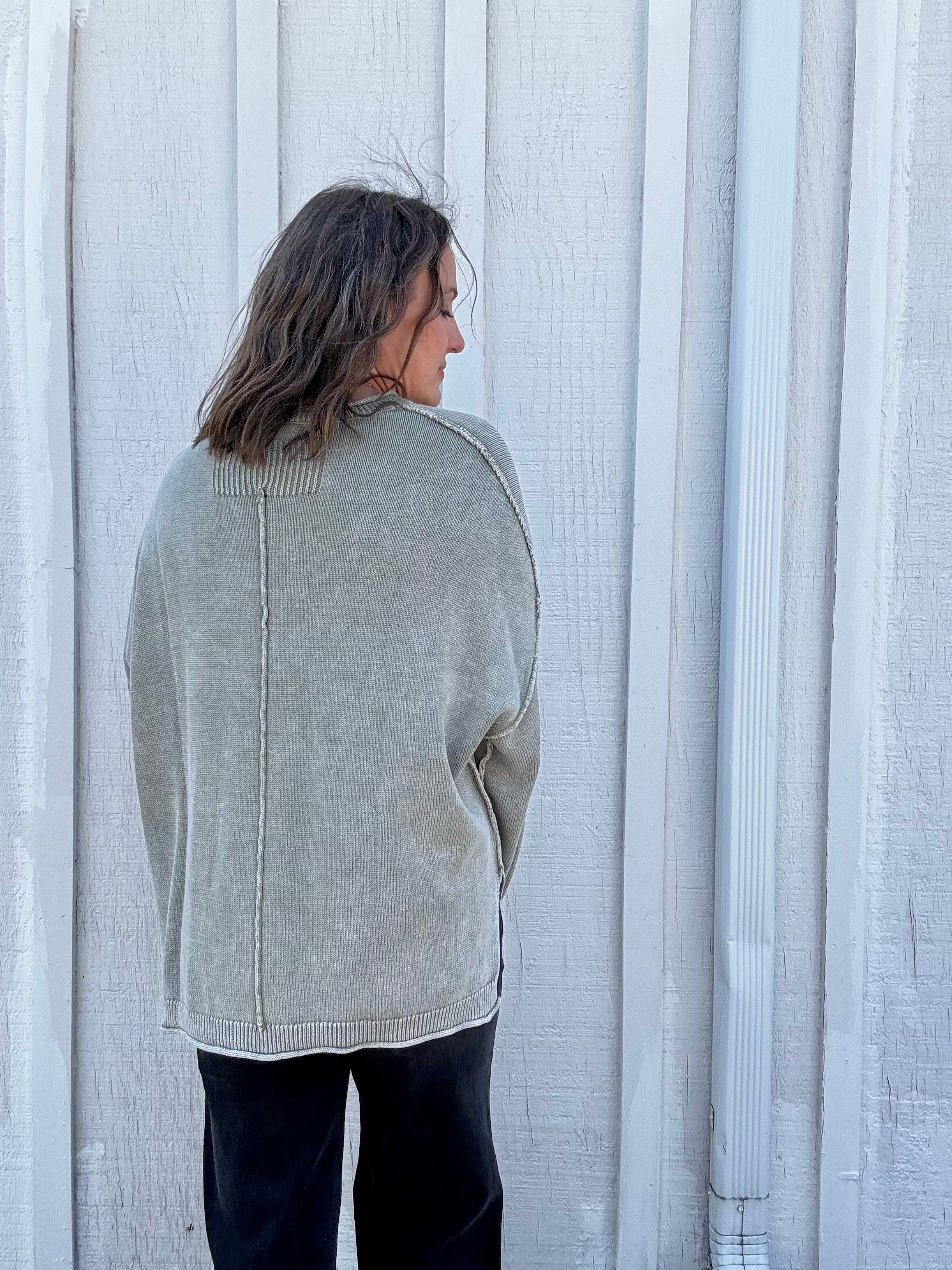 The Sienna Textured Cotton Sweater