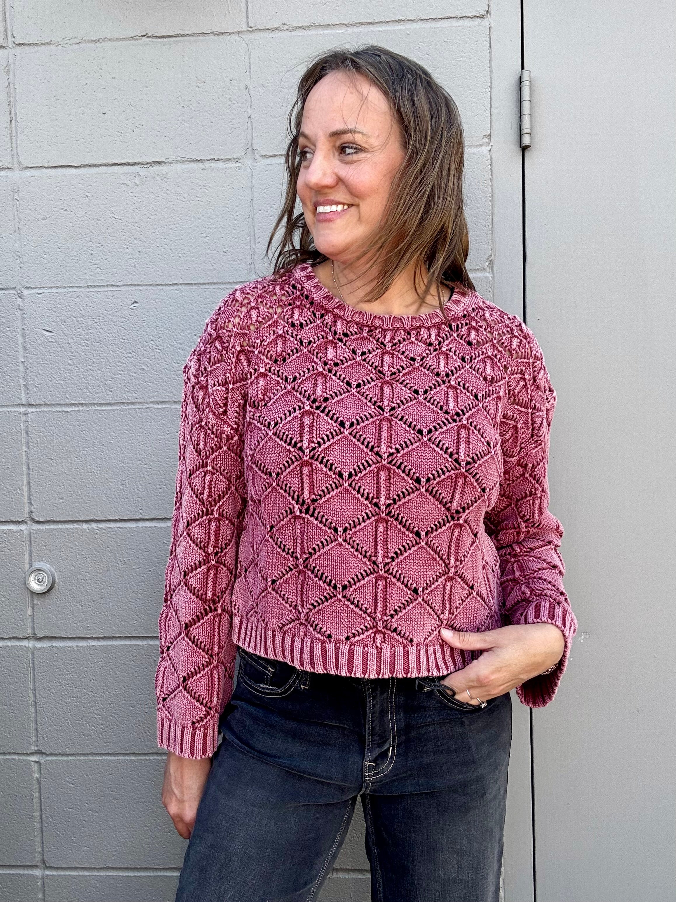 Amelie Textured Knit Sweater