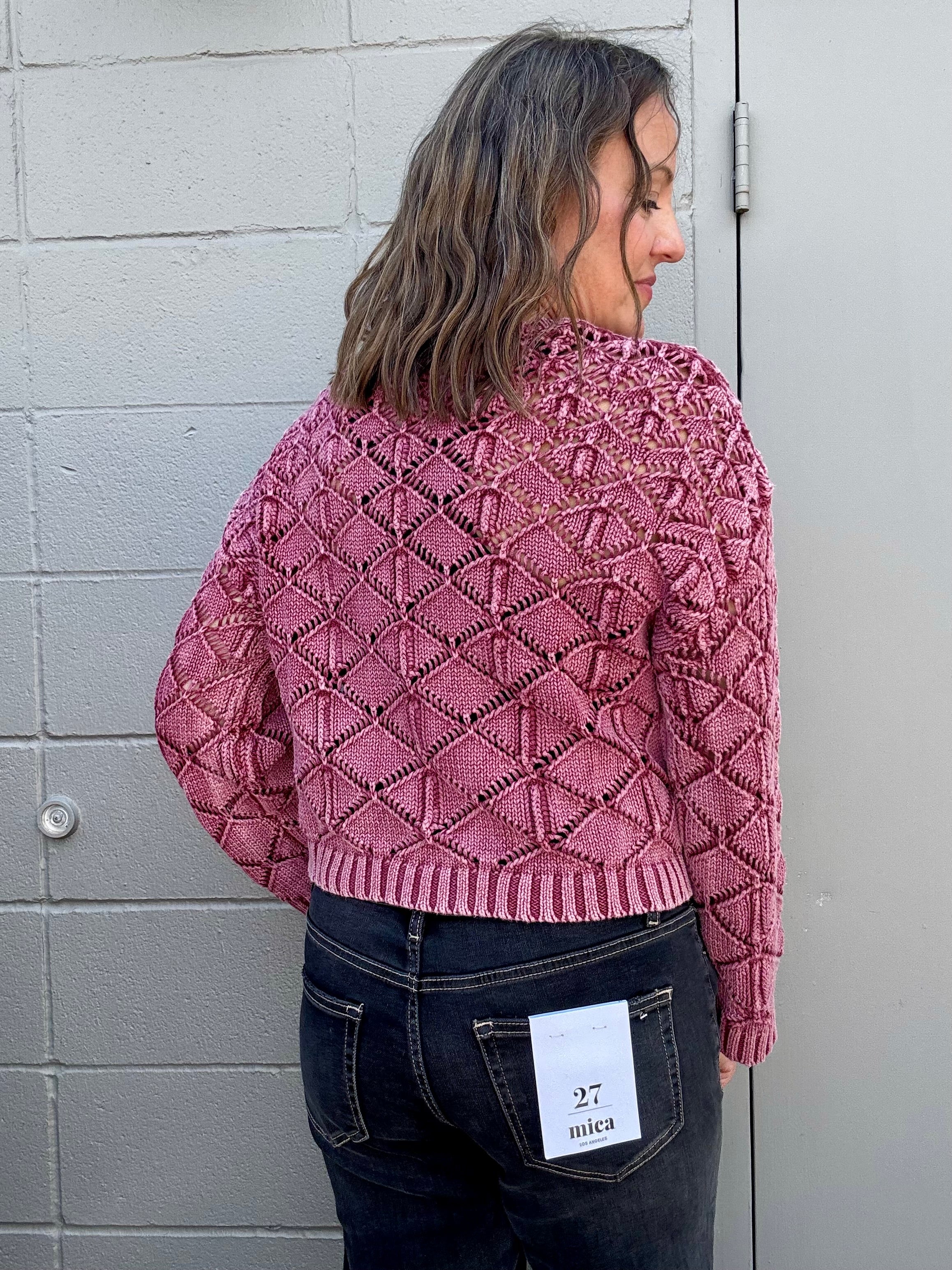 Amelie Textured Knit Sweater
