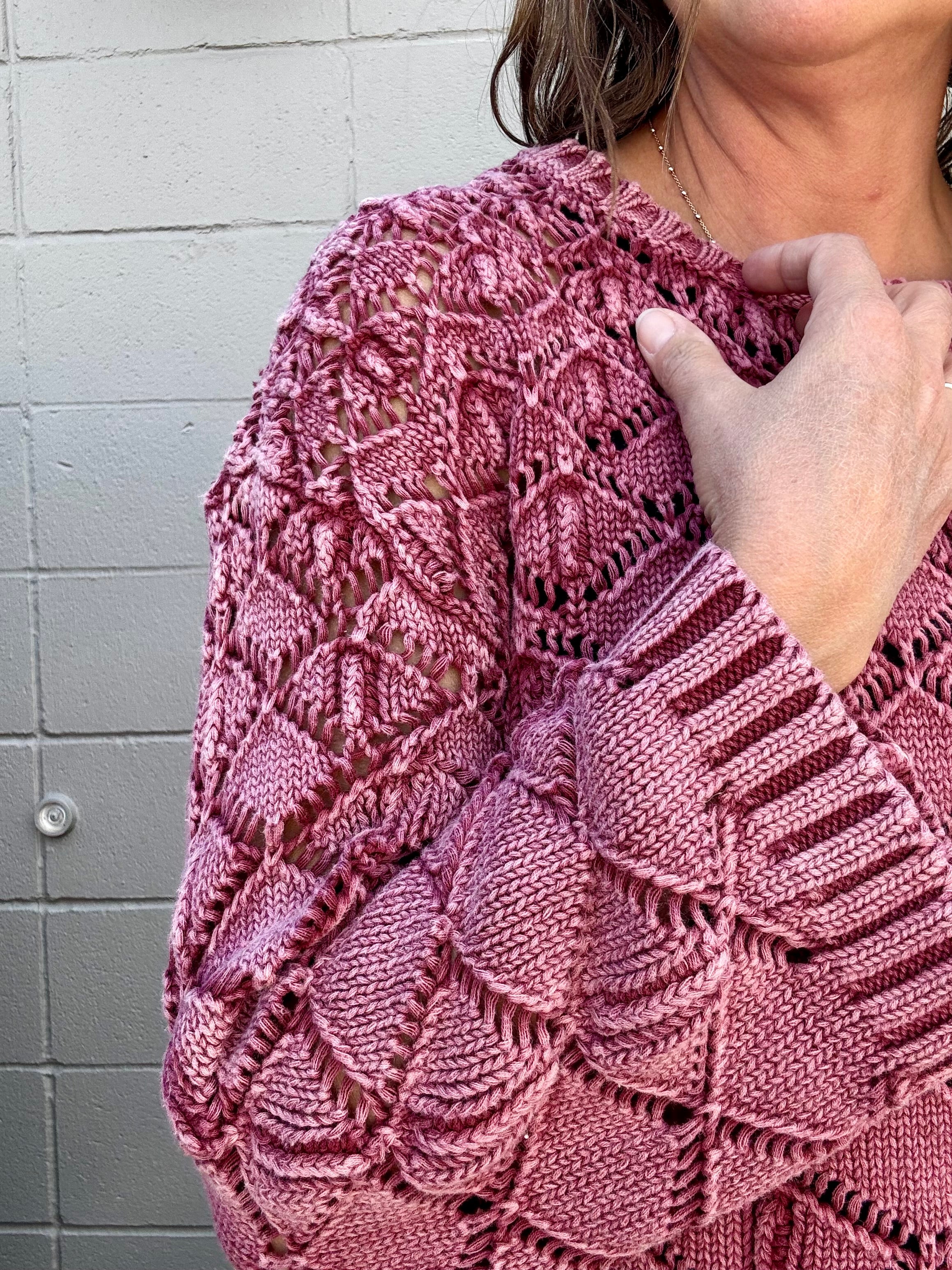 Amelie Textured Knit Sweater