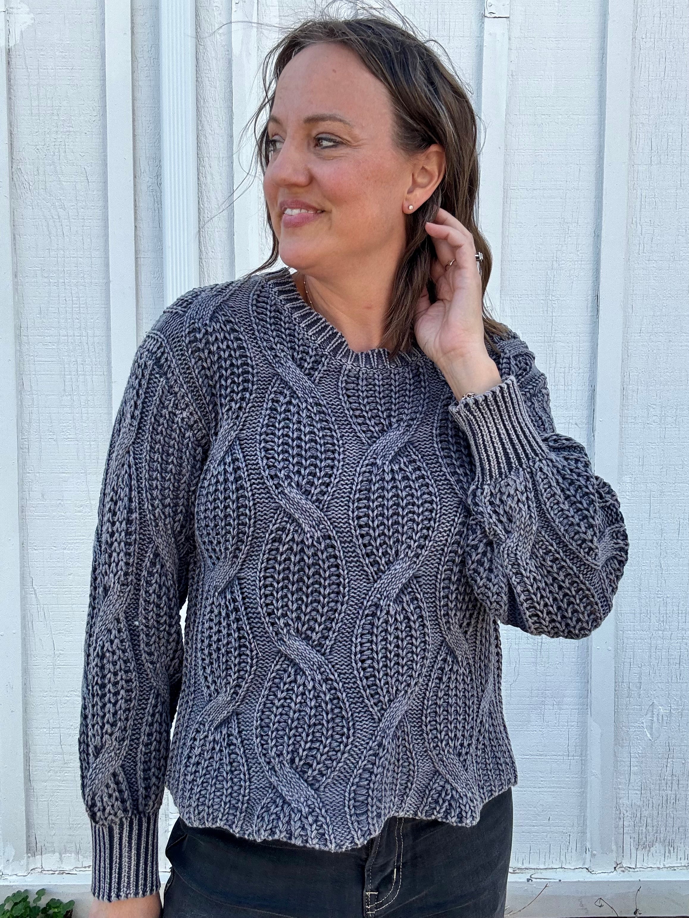 Amelie Textured Knit Sweater