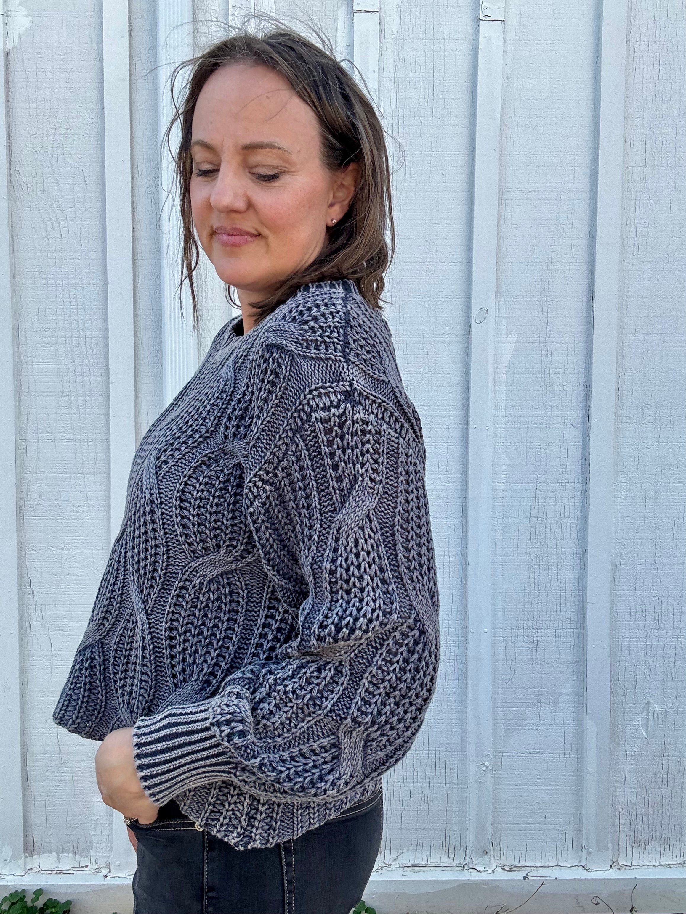 Amelie Textured Knit Sweater