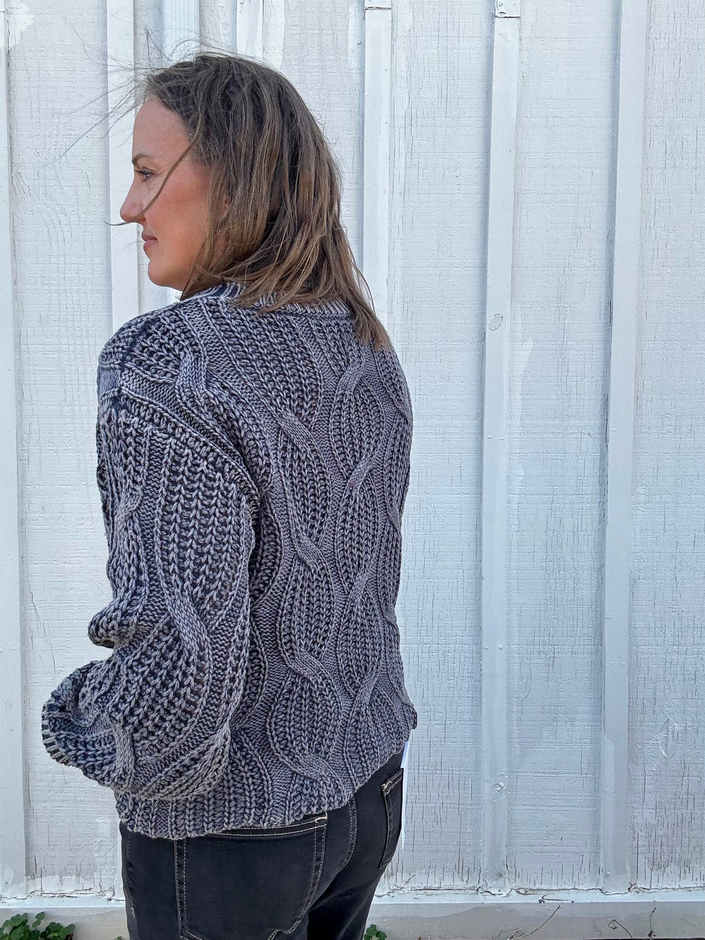 Amelie Textured Knit Sweater