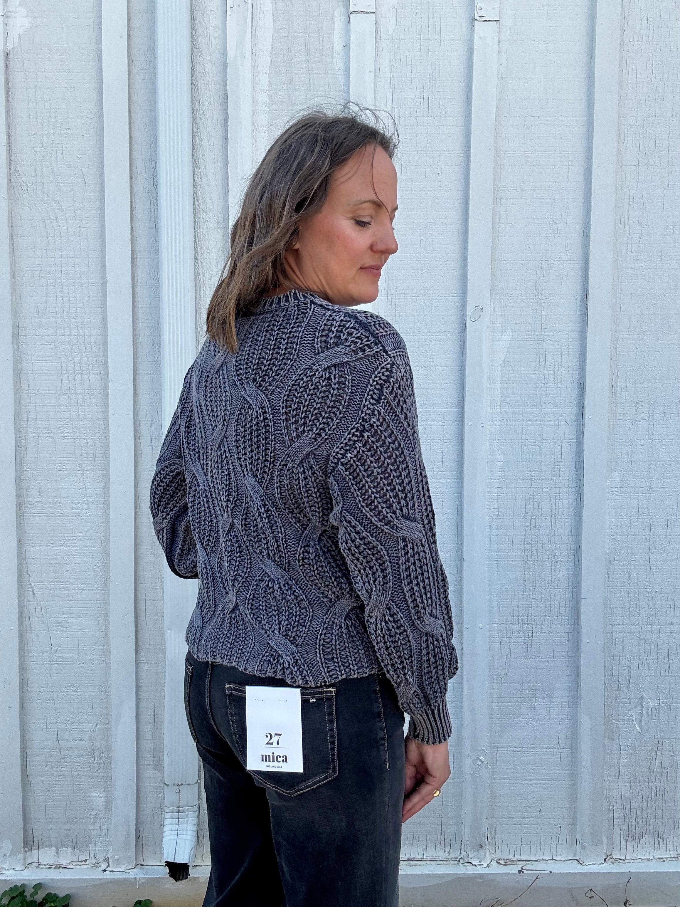 Amelie Textured Knit Sweater