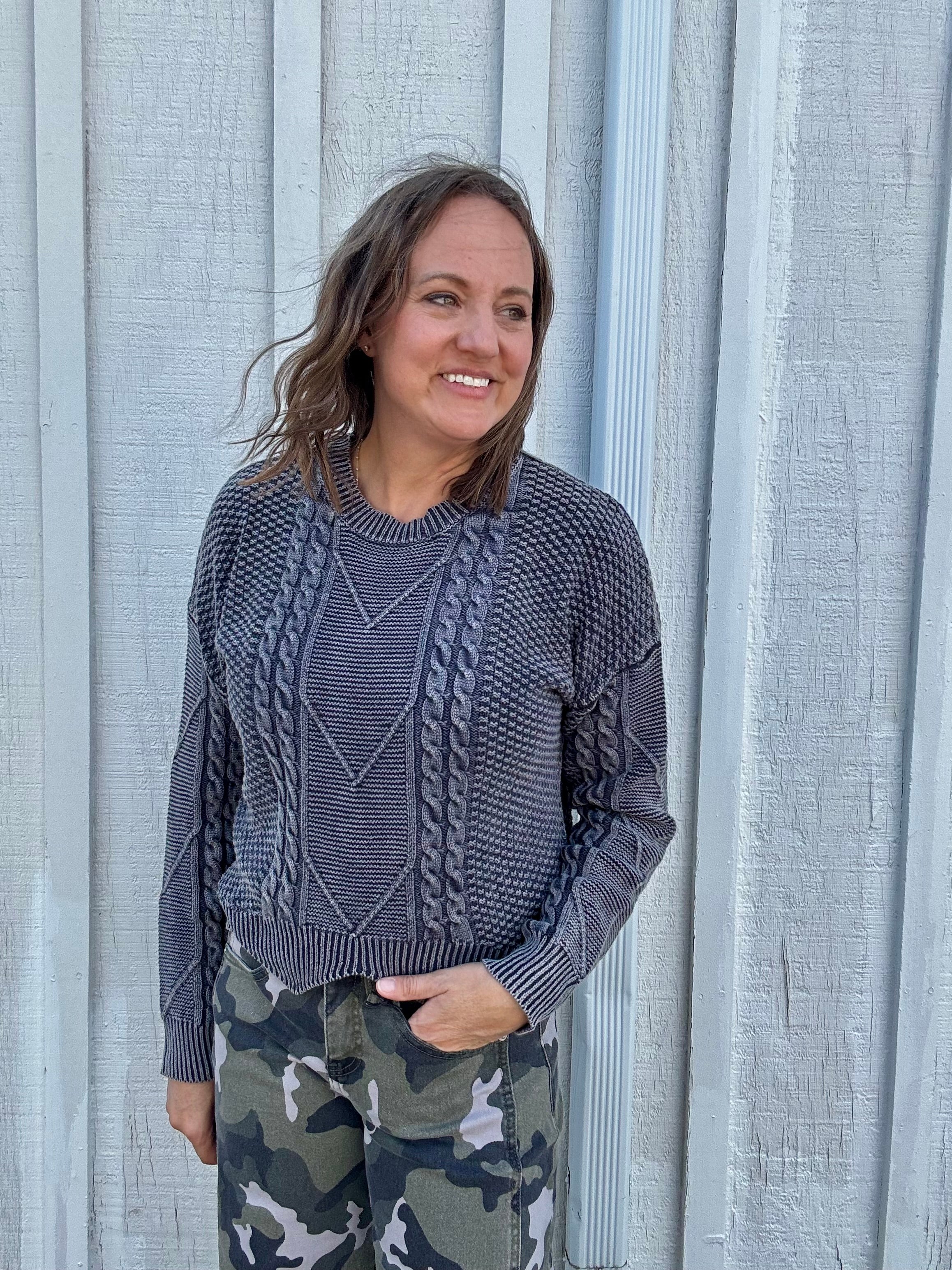 Verity Textured Knit Sweater